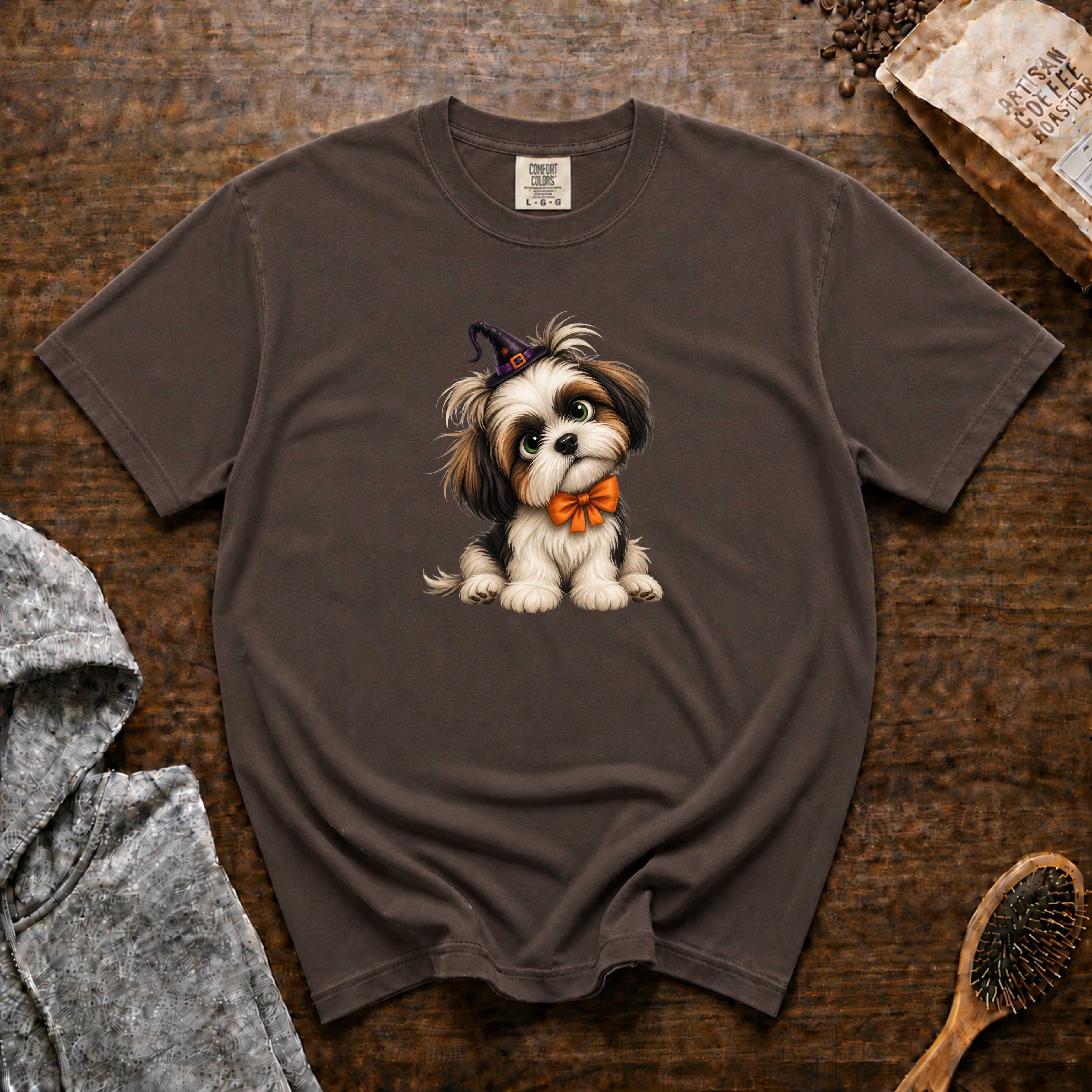 Shih Tzu T-Shirt — Espresso