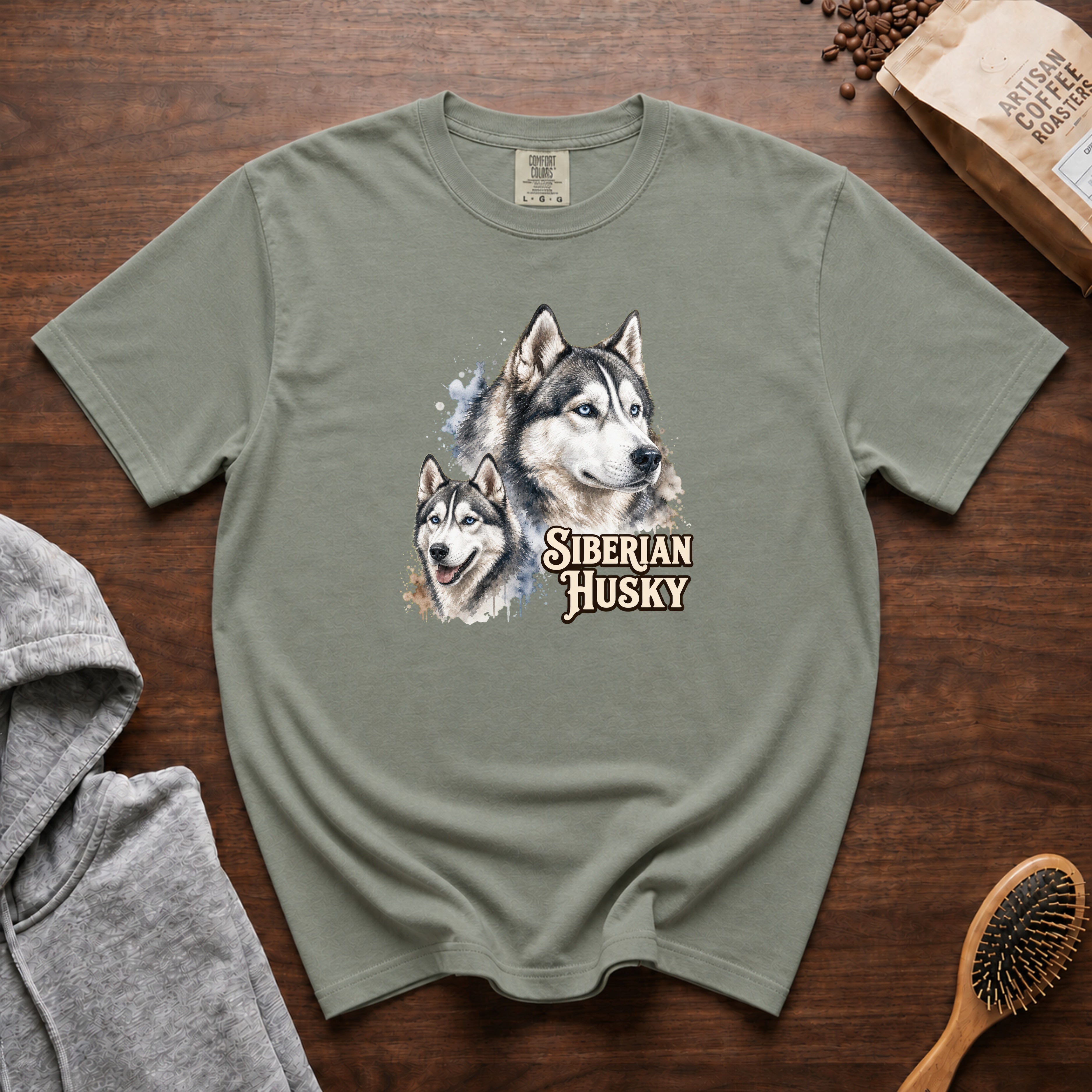 Siberian Husky T-Shirt — Bay