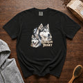 Siberian Husky T-Shirt — Black
