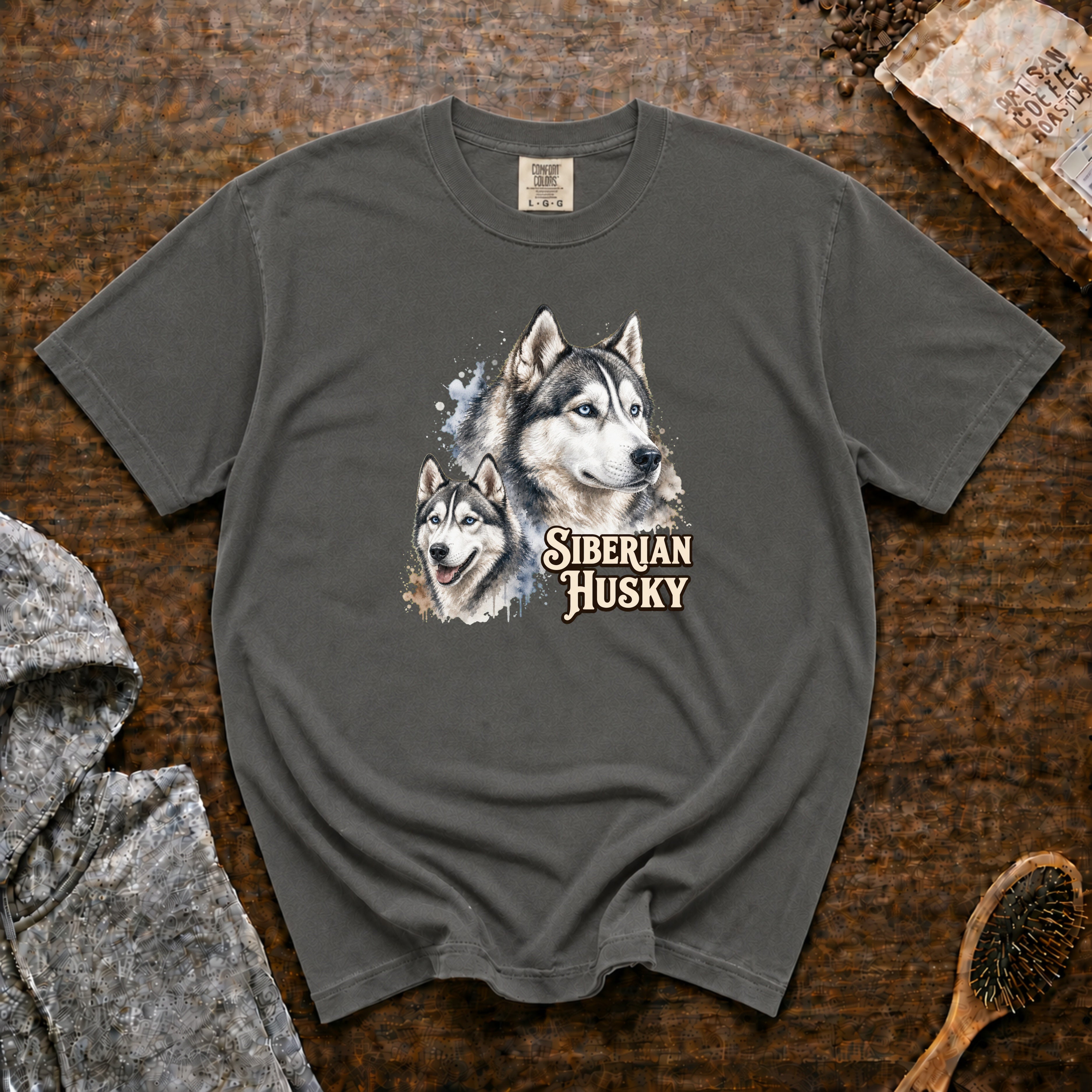 Siberian Husky T-Shirt — Pepper