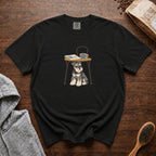 Sidewalk Schnauzer T-Shirt — Black