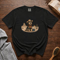 Slow Mornings, Long Trails T-Shirt — Black