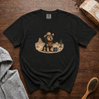 Slow Mornings, Long Trails T-Shirt — Black