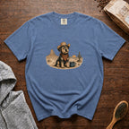Slow Mornings, Long Trails T-Shirt — Blue Jean