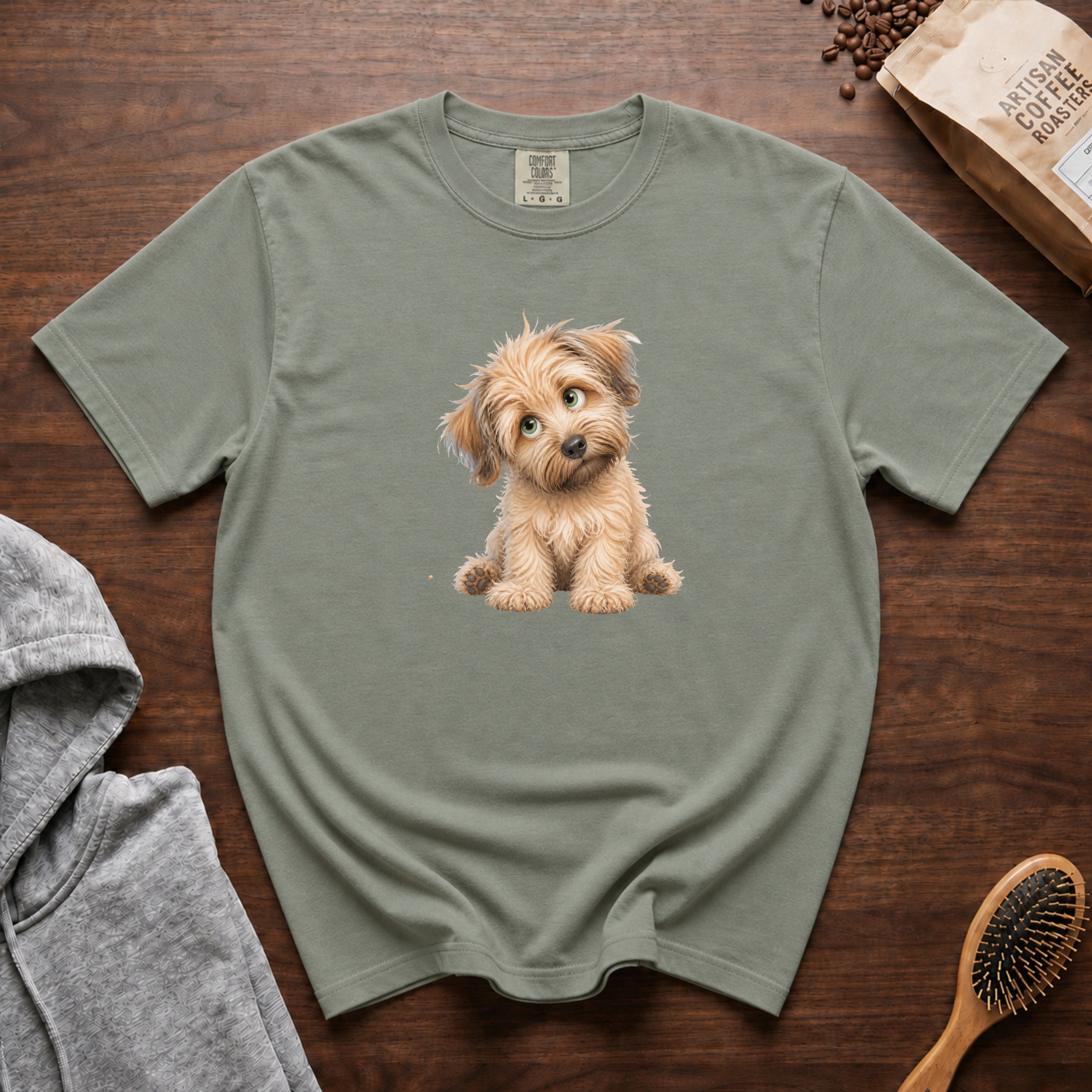 Soft Coated Wheaten Terrier T-Shirt — Bay