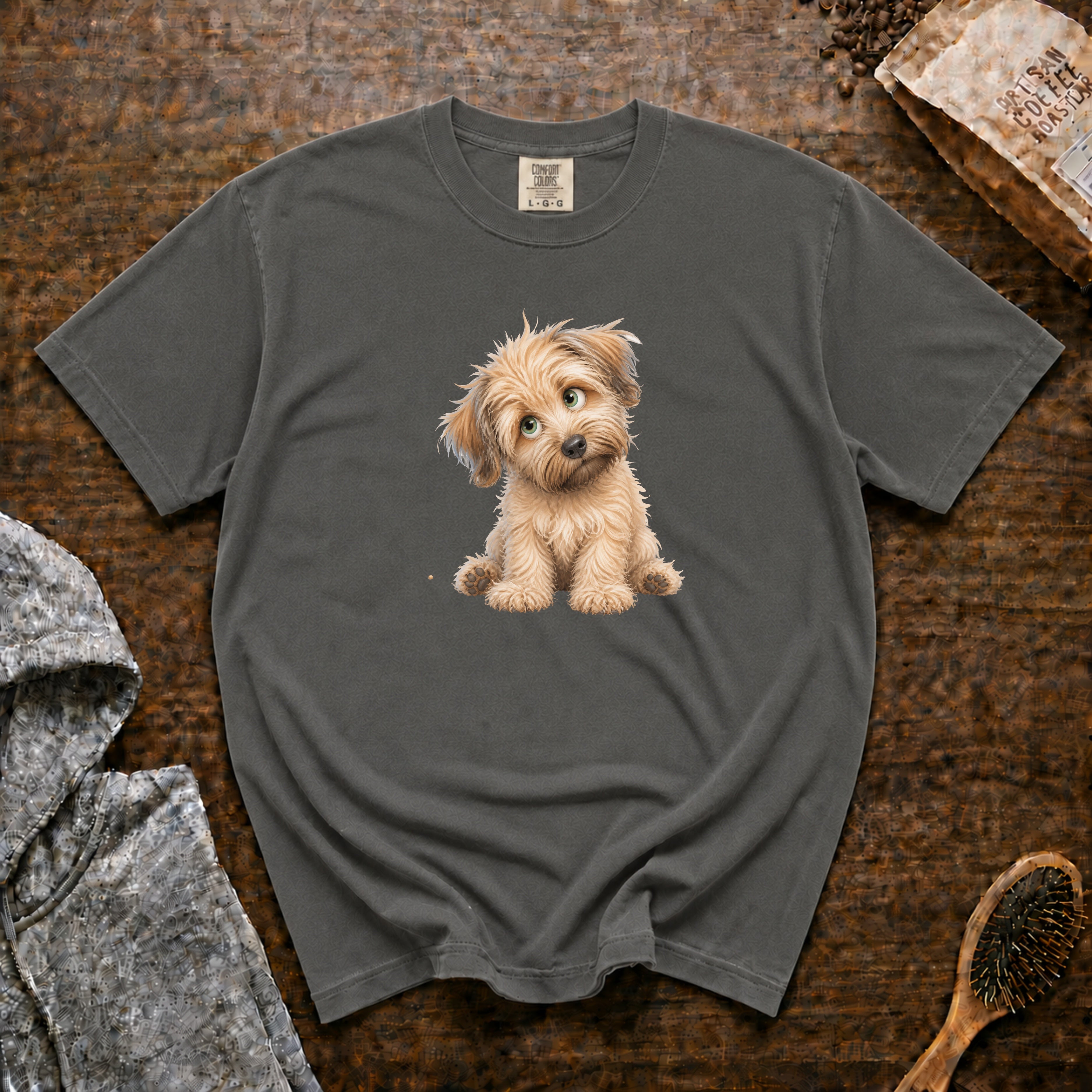 Soft Coated Wheaten Terrier T-Shirt — Pepper