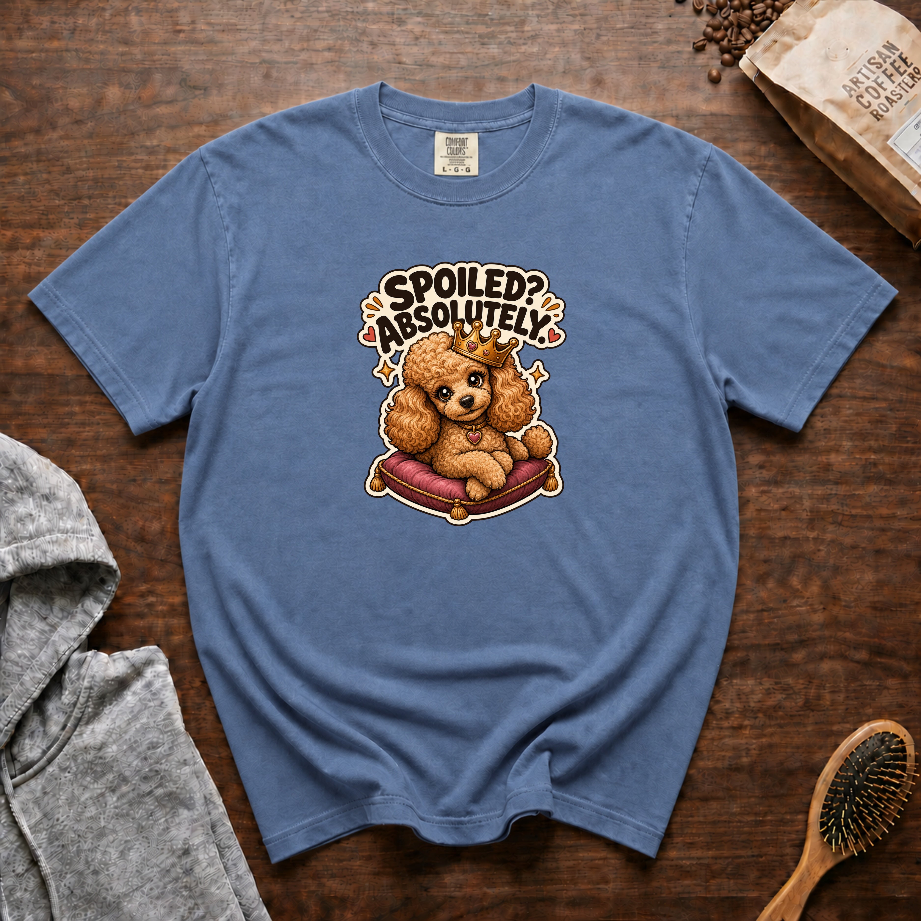 Spoiled Absolutely T-Shirt — Blue Jean