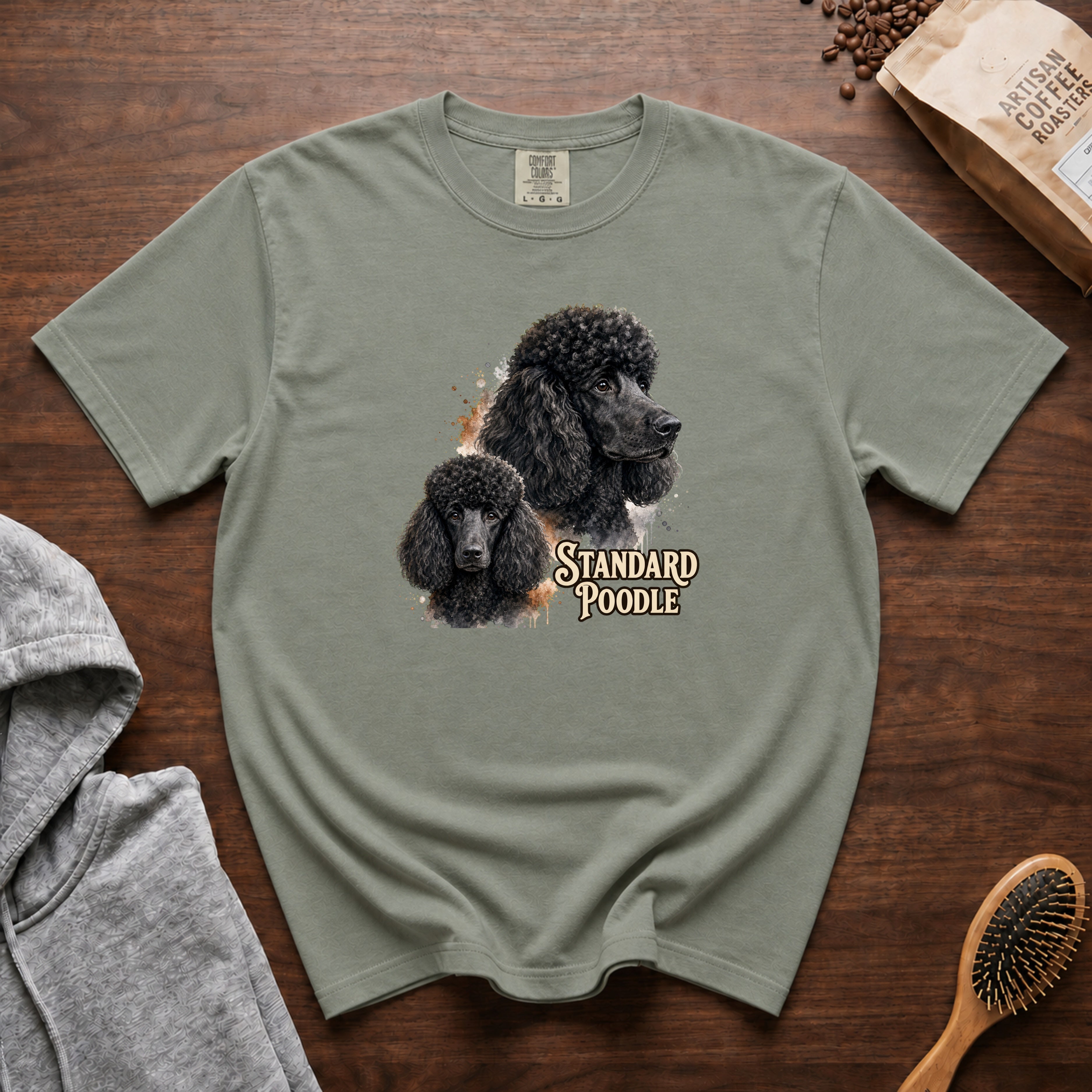 Standard Poodle T-Shirt — Bay