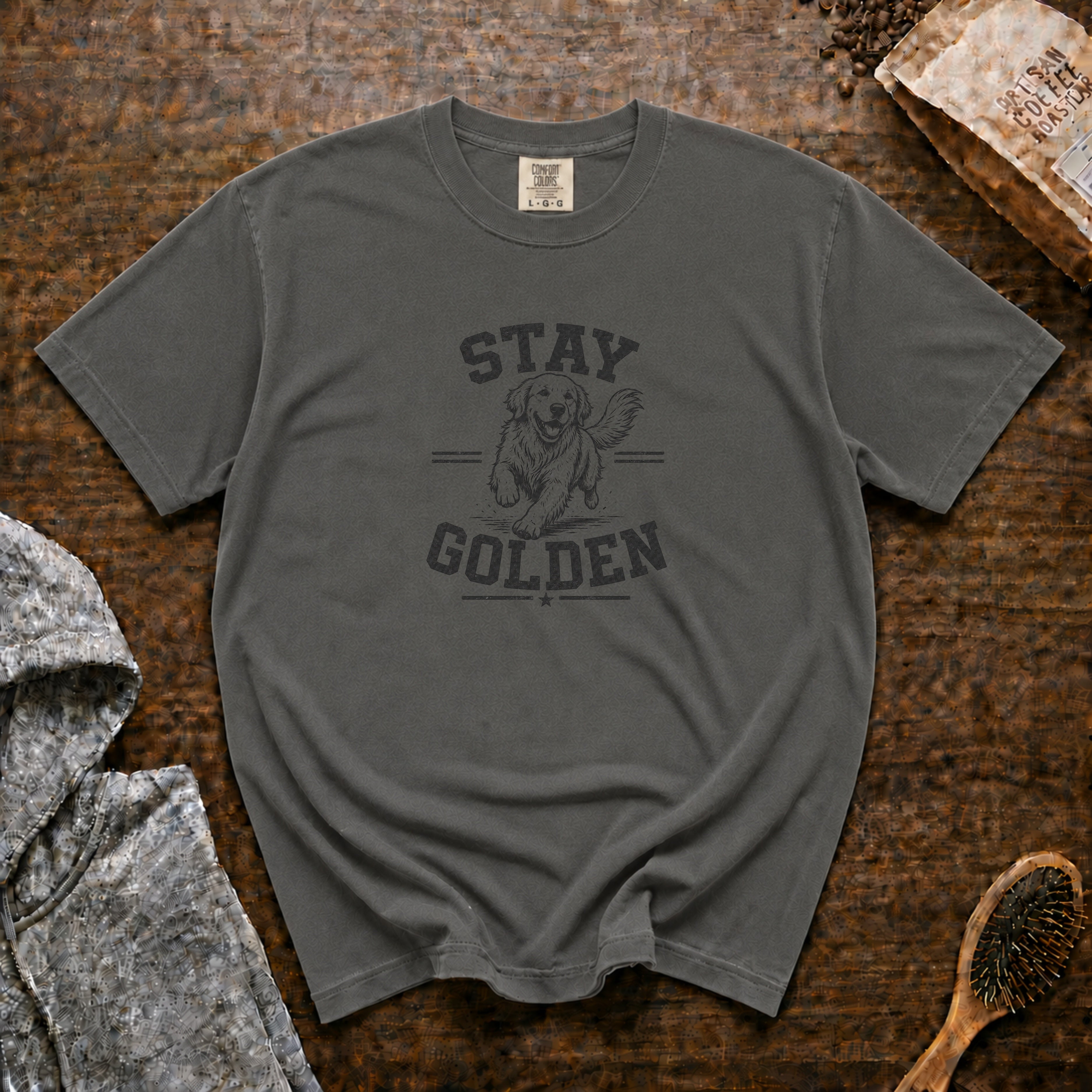 Stay Golden T-Shirt — Pepper