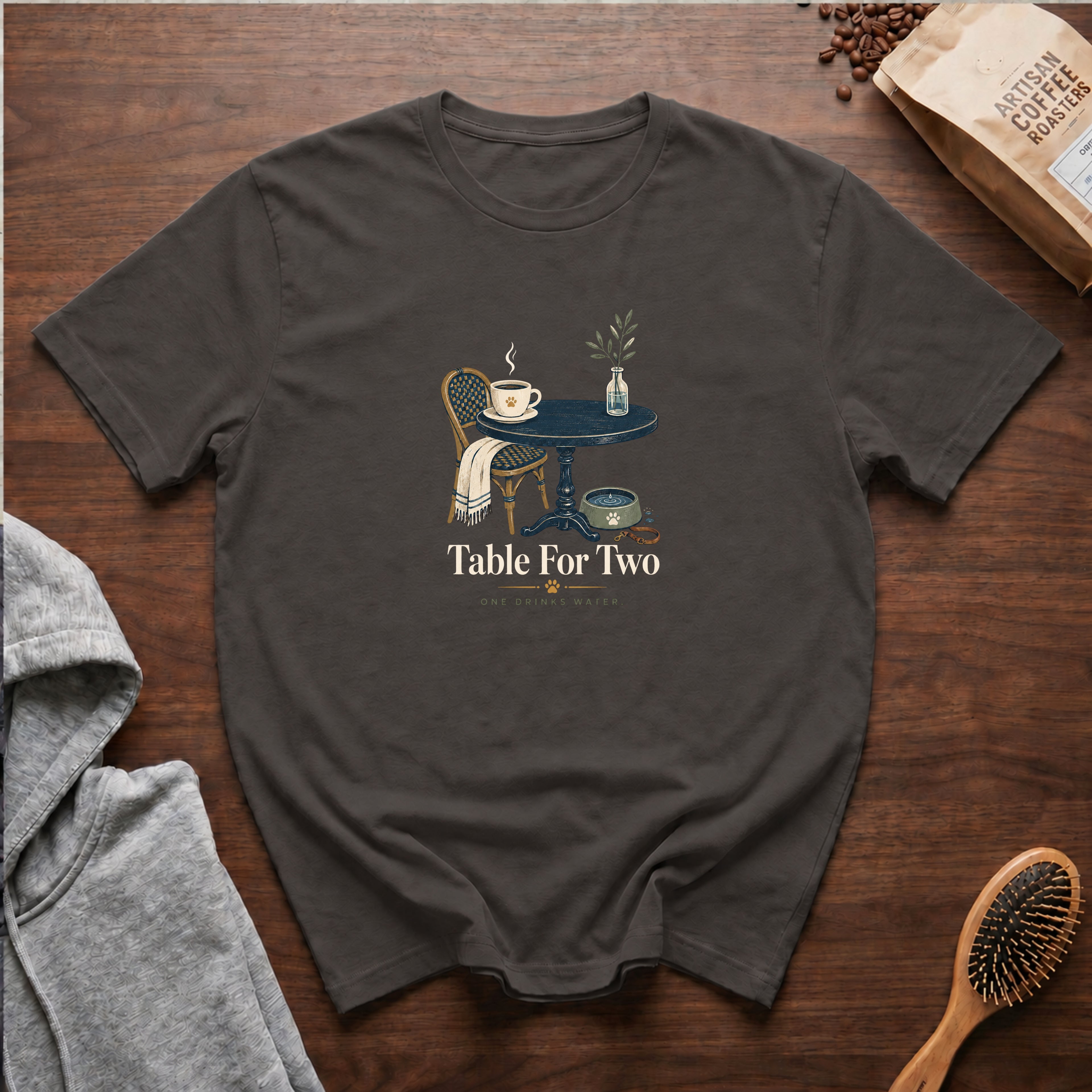 Table For Two T-Shirt — Pepper