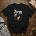 Takeaway And Tail Wags T-Shirt — Black