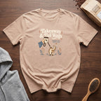 Takeaway And Tail Wags T-Shirt — Ivory