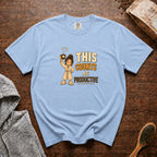 This Counts As Productive T-Shirt — Chambray