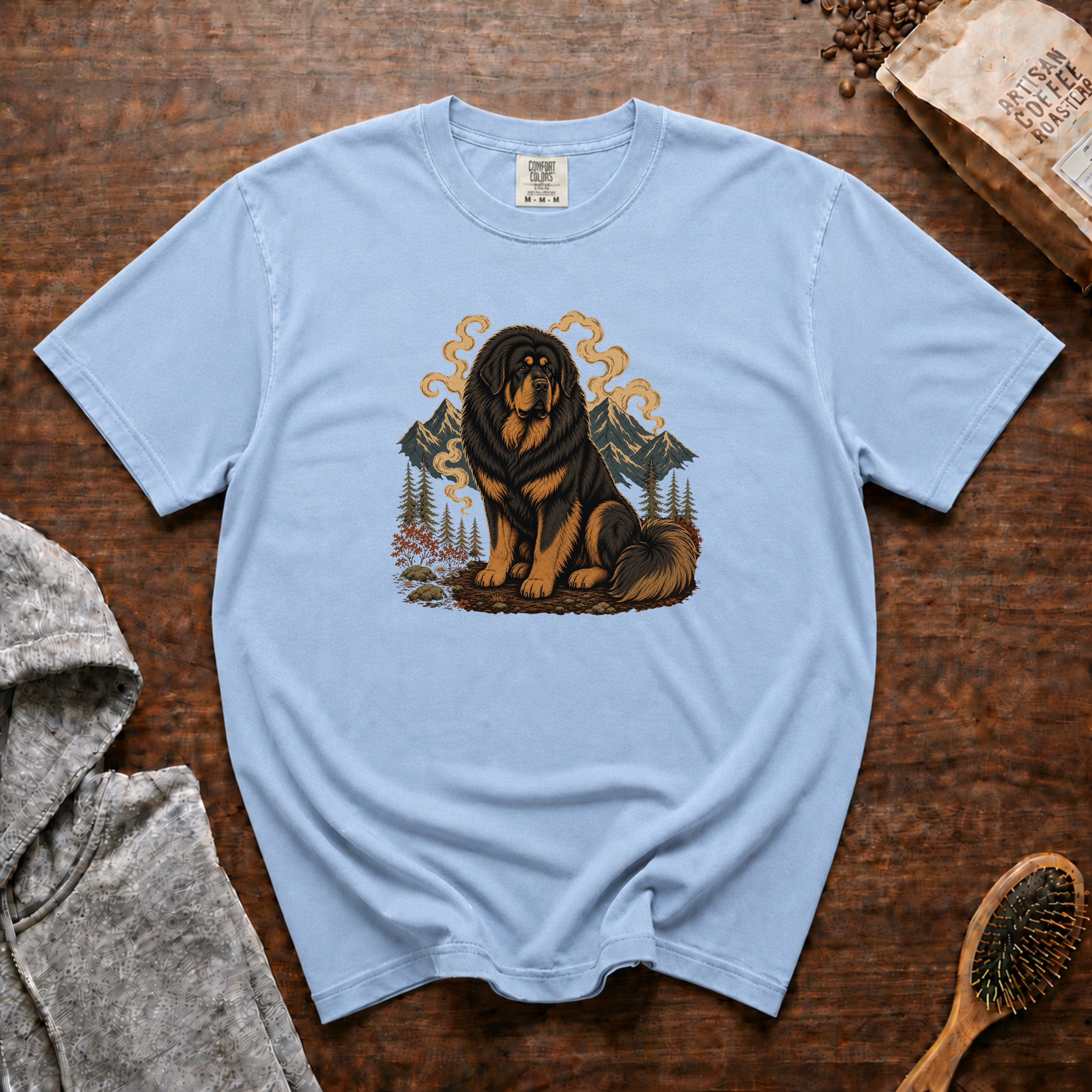 Tibetan Mastiff T-Shirt — Chambray