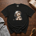 Tibetan Terrier â Feathered Friend T-Shirt — Black