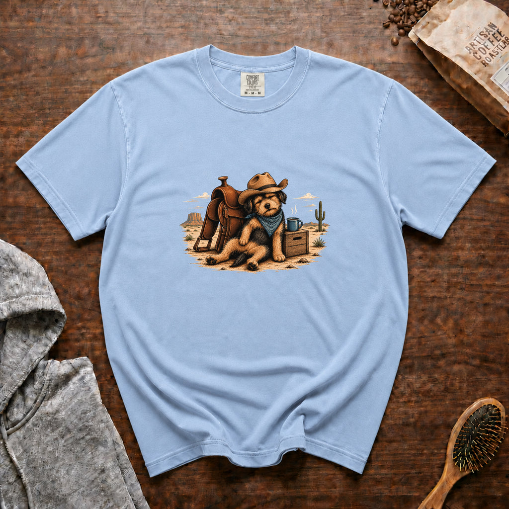Too Tired To Tame T-Shirt — Chambray