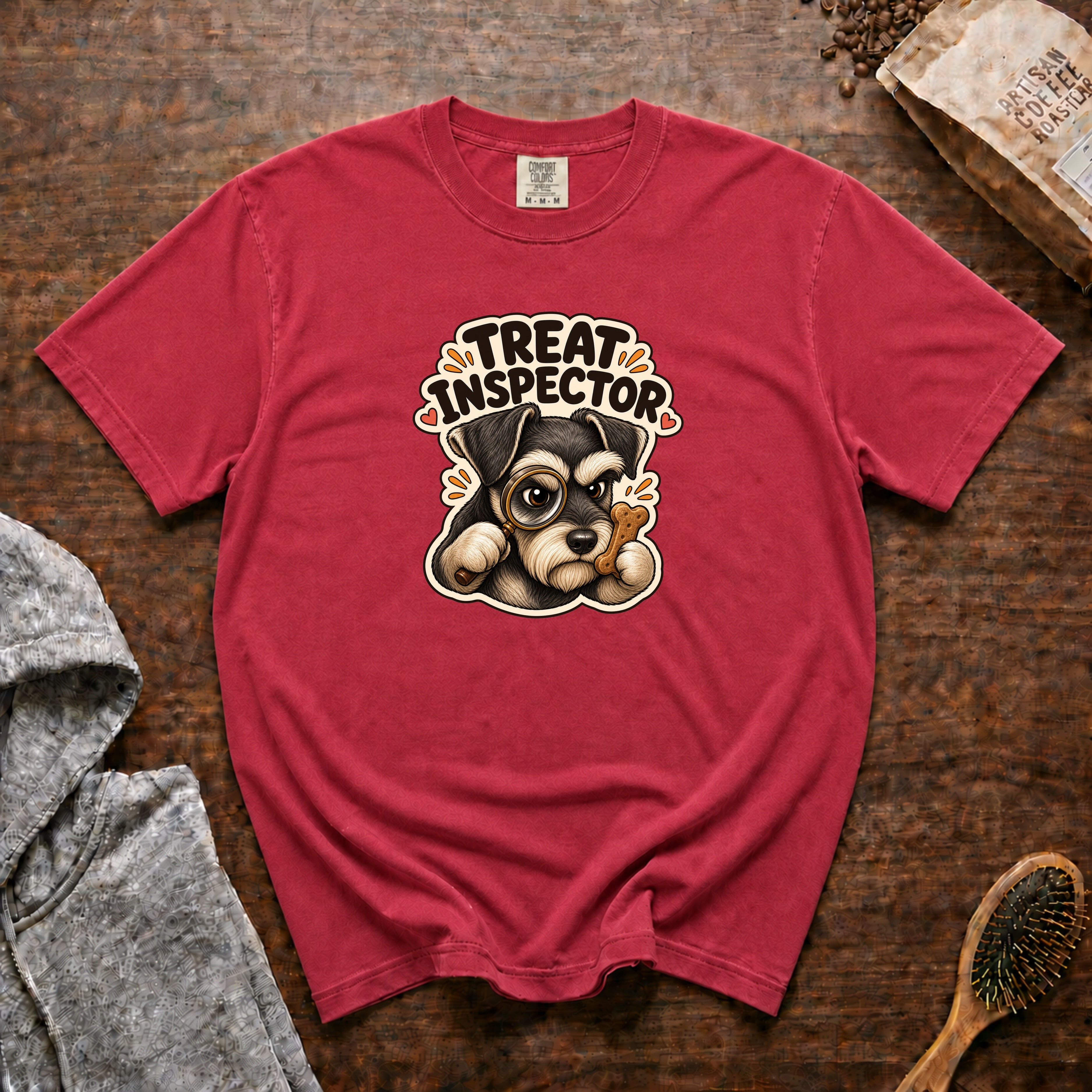 Treat Inspector T-Shirt — Crimson