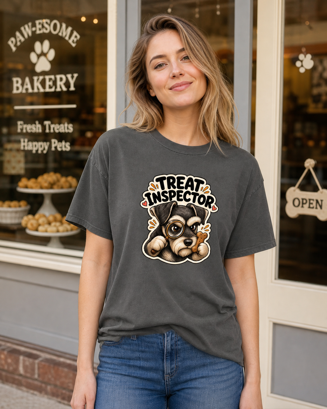 Treat Inspector T-Shirt | Funny Dog Lover Tee