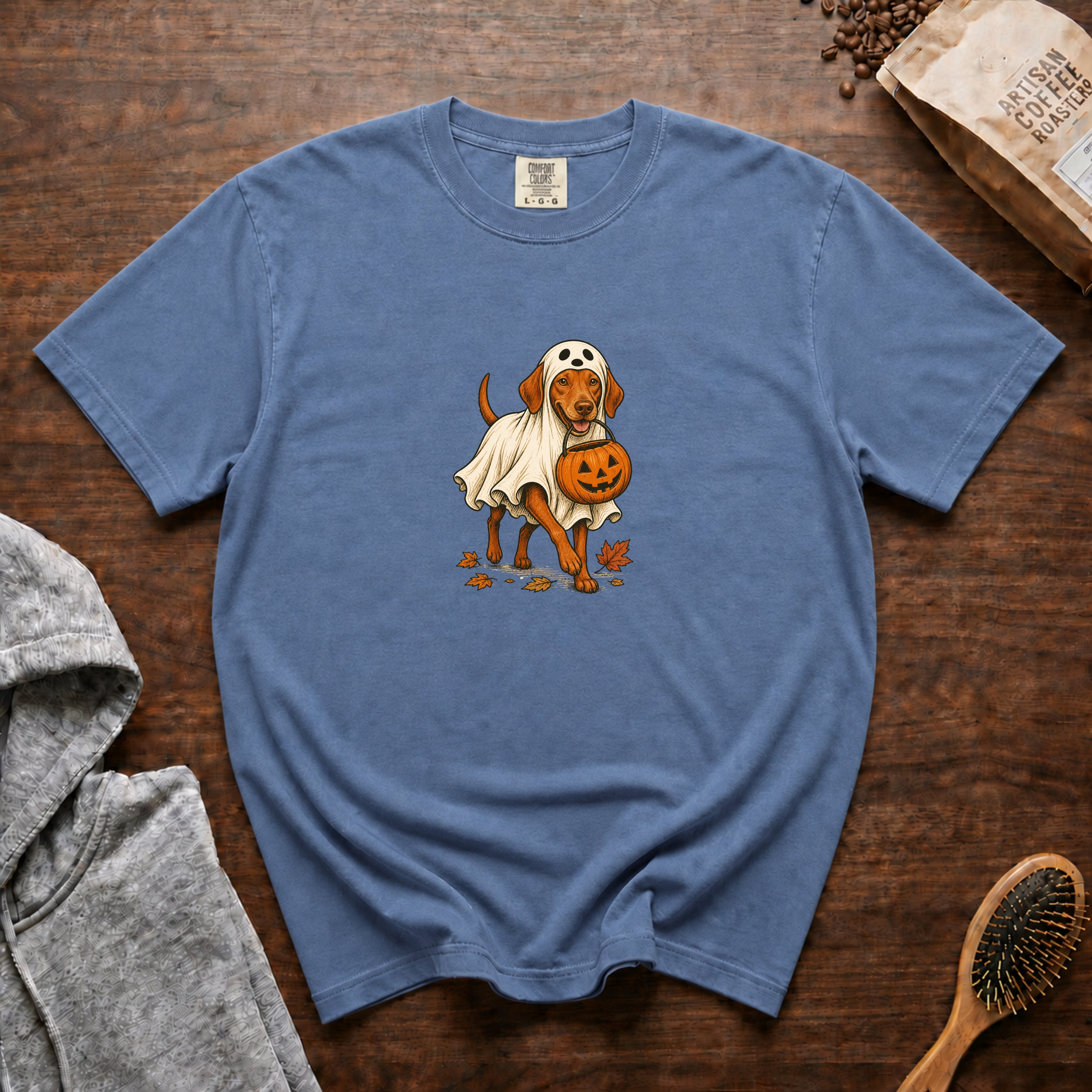 Vizsla Halloween T-Shirt — Blue Jean