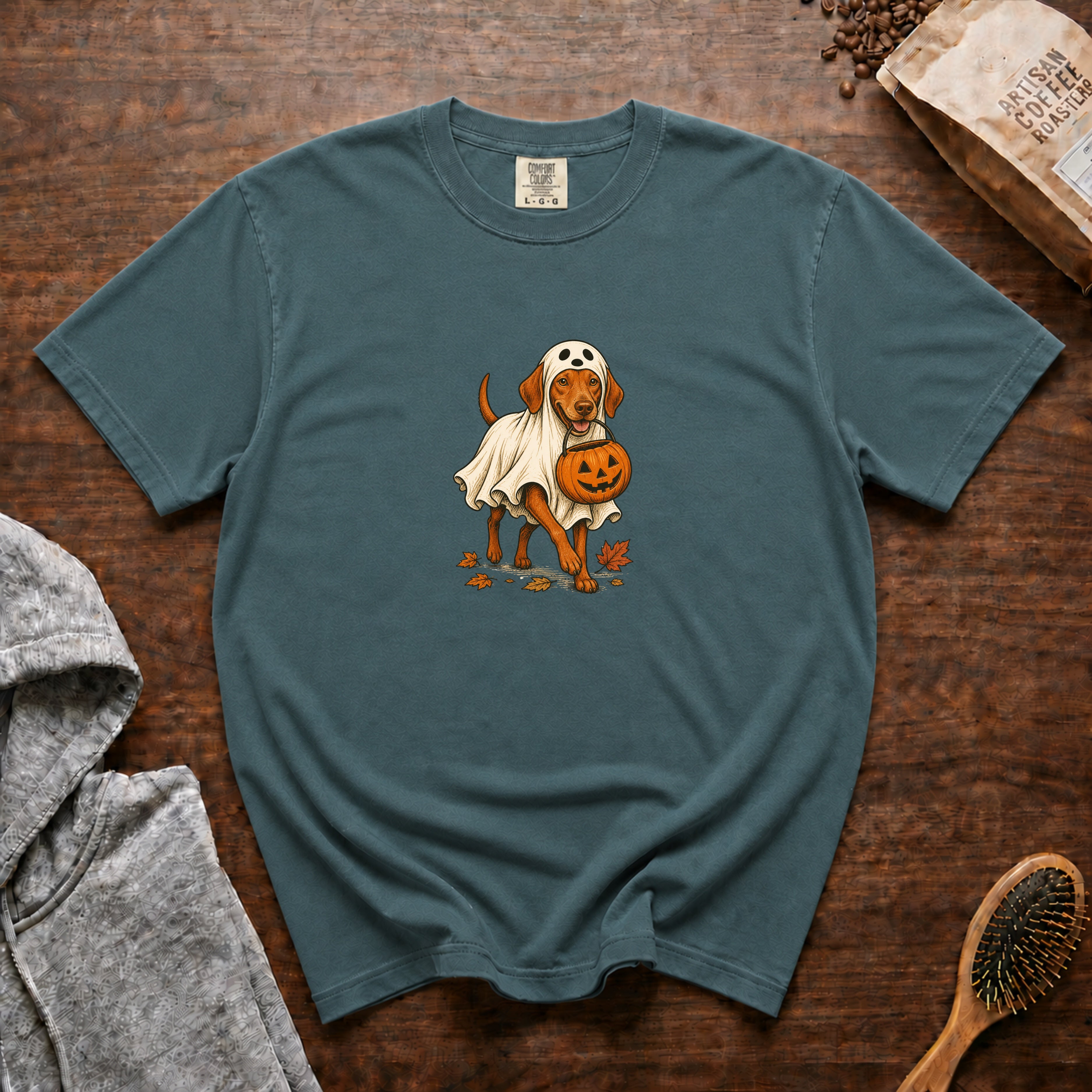 Vizsla Halloween T-Shirt — Blue Spruce