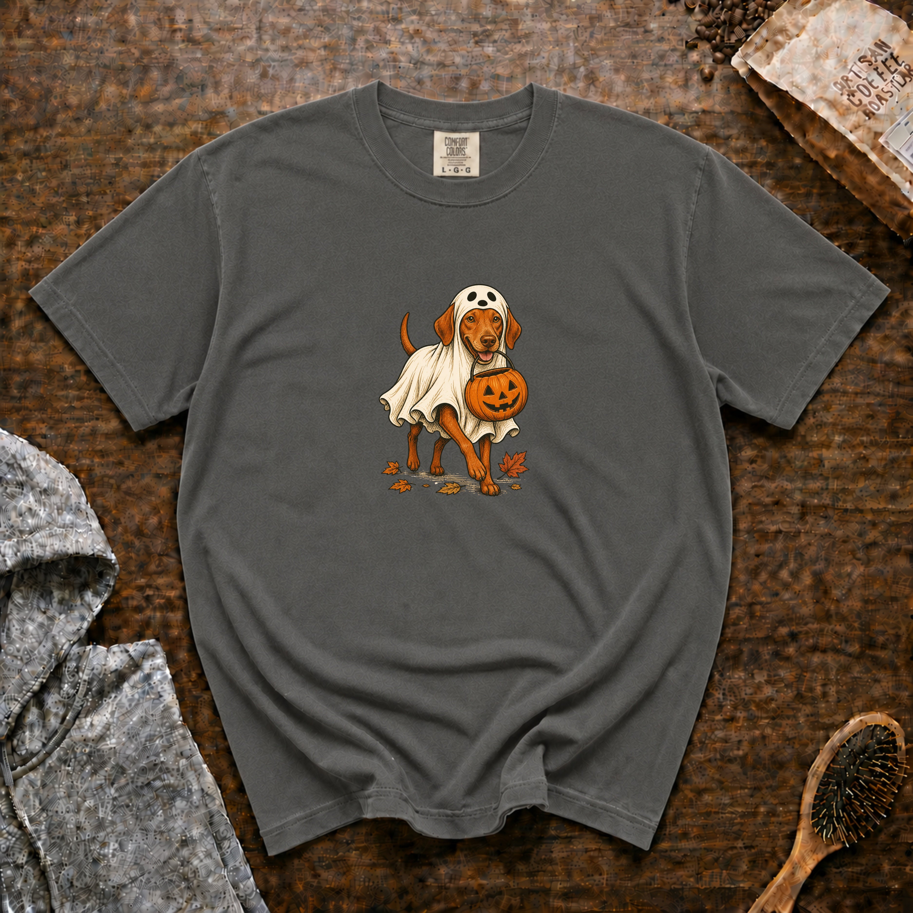 Vizsla Halloween T-Shirt — Pepper