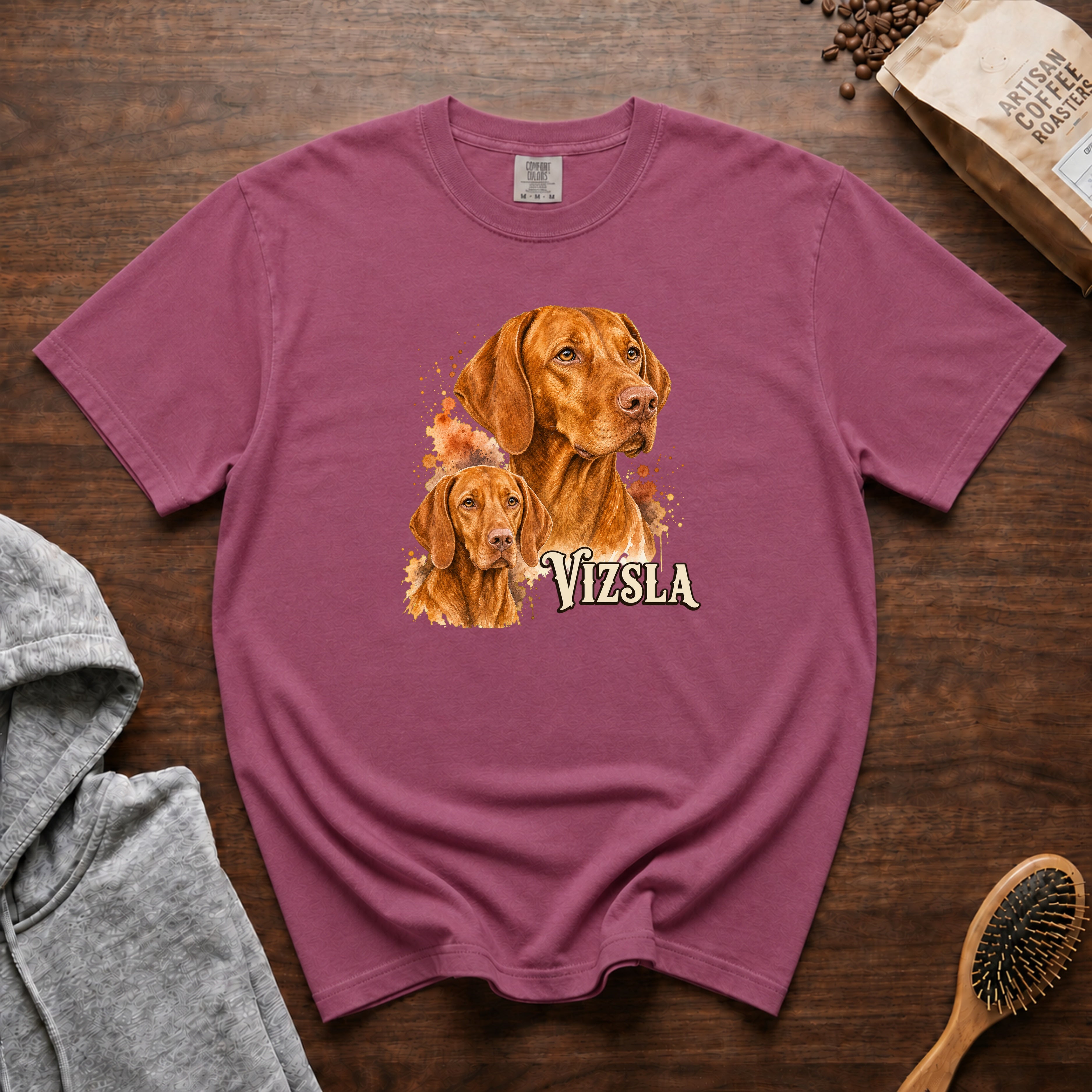 Vizsla T-Shirt — Berry