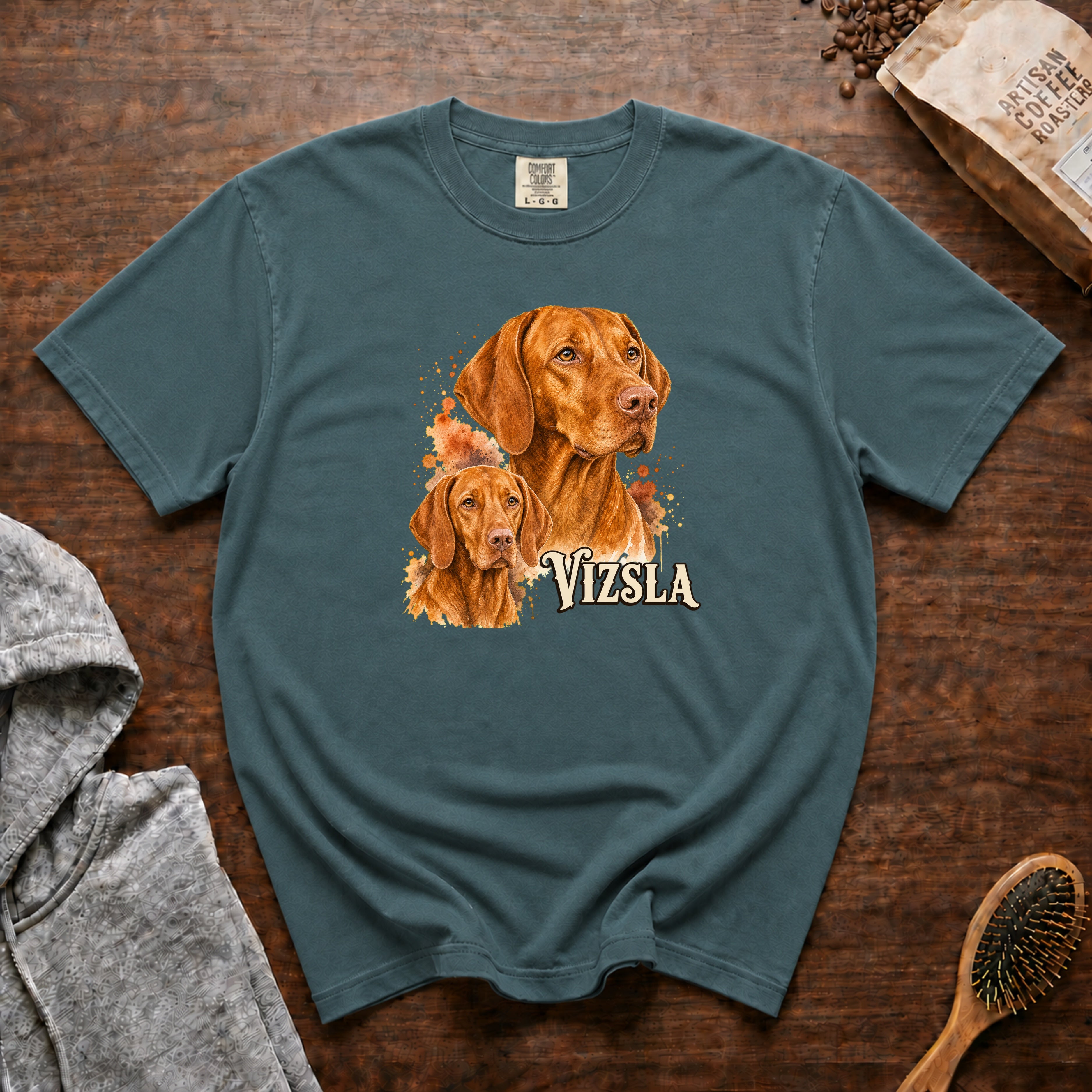 Vizsla T-Shirt — Blue Spruce