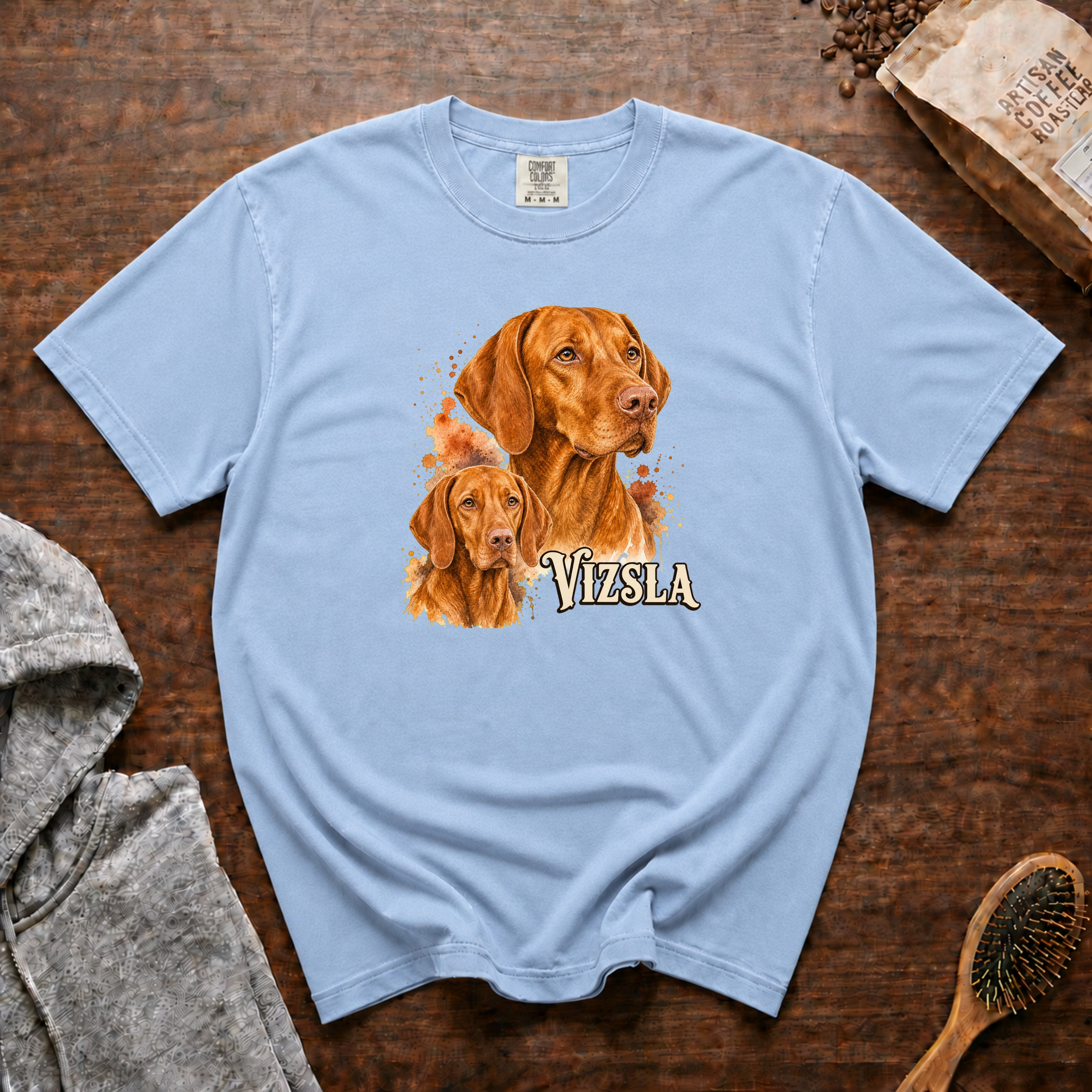 Vizsla T-Shirt — Chambray