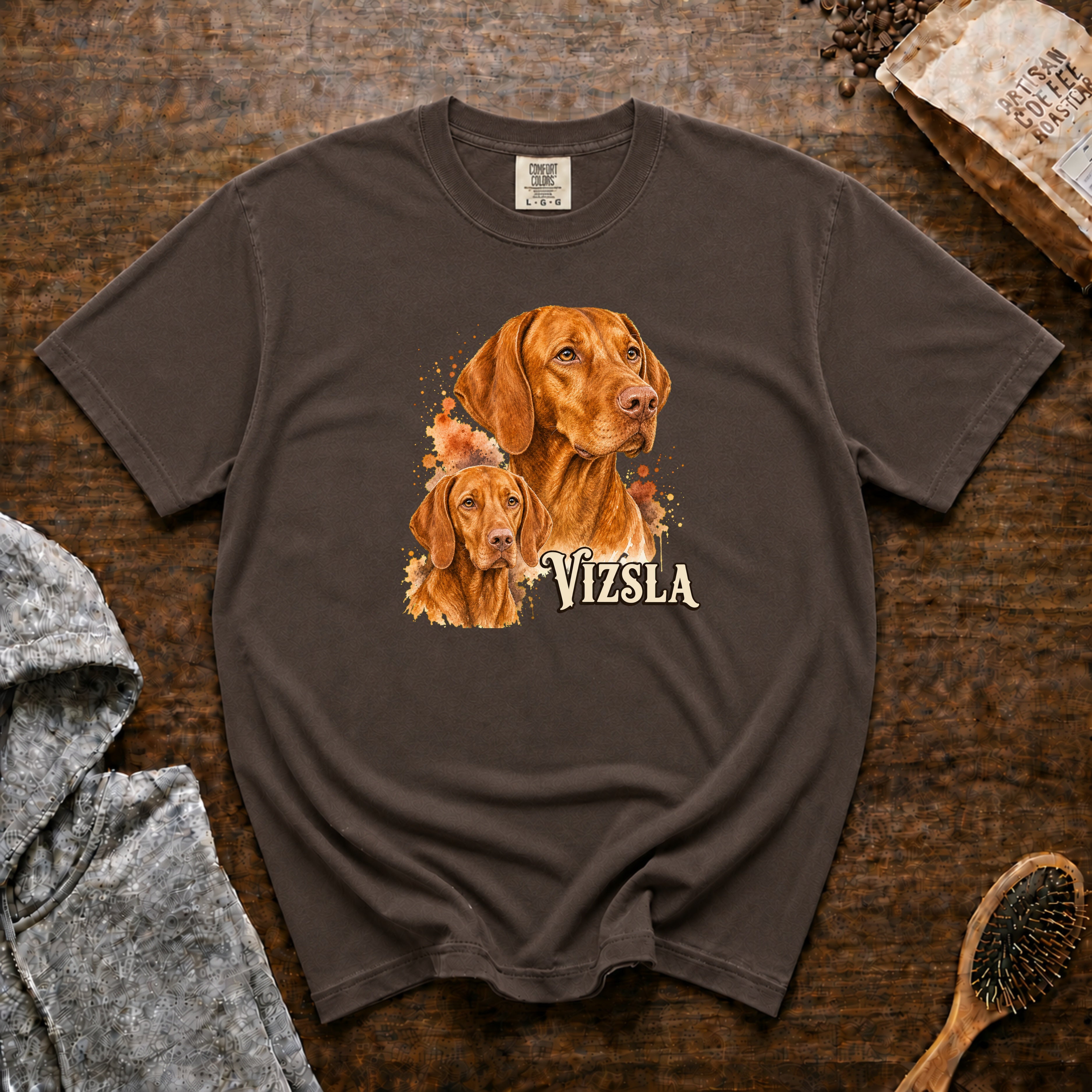 Vizsla T-Shirt — Espresso
