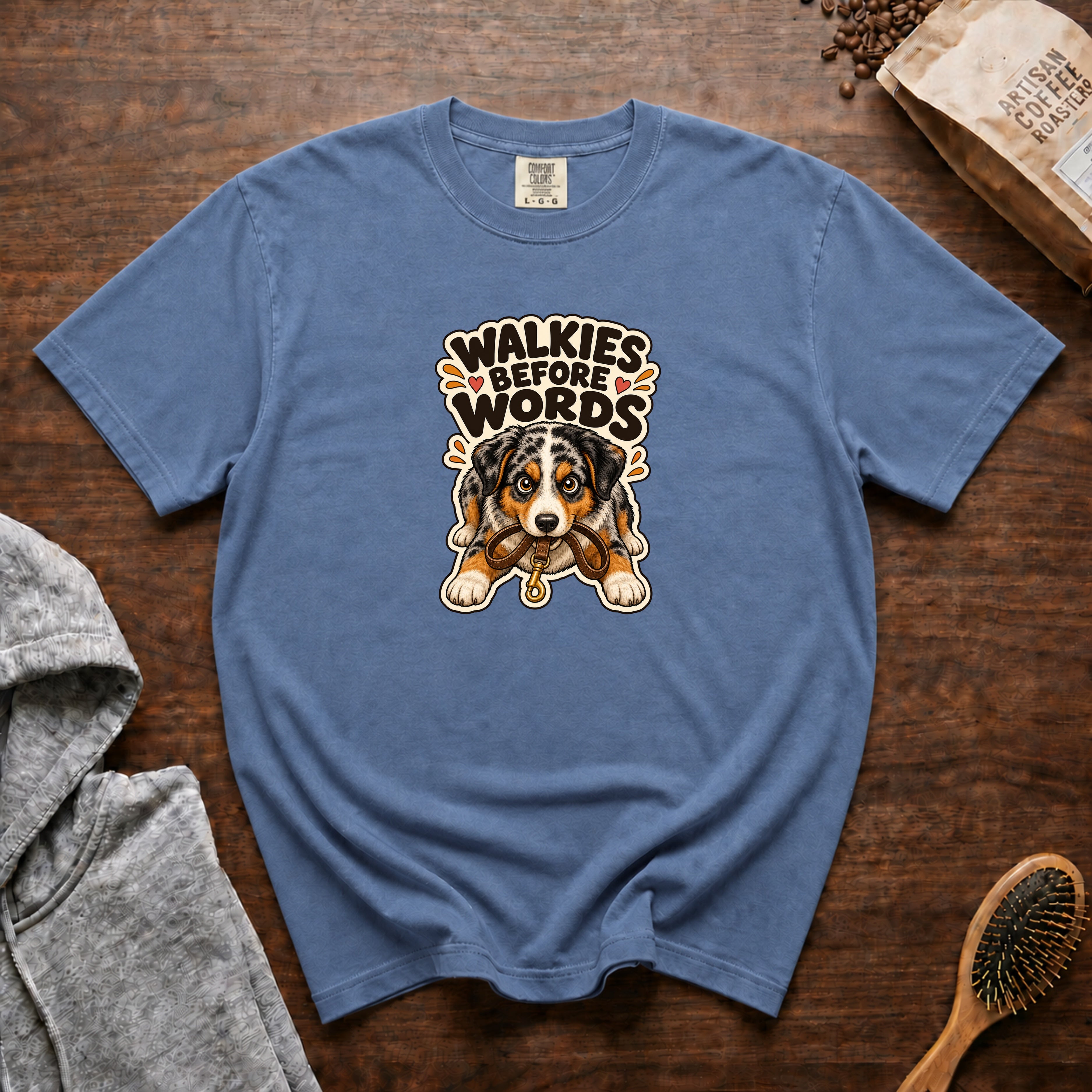 Walkie Before Words T-Shirt — Blue Jean