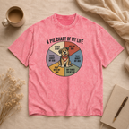 Custom Photo Upload Oversized Tee Vintage Snow Wash
