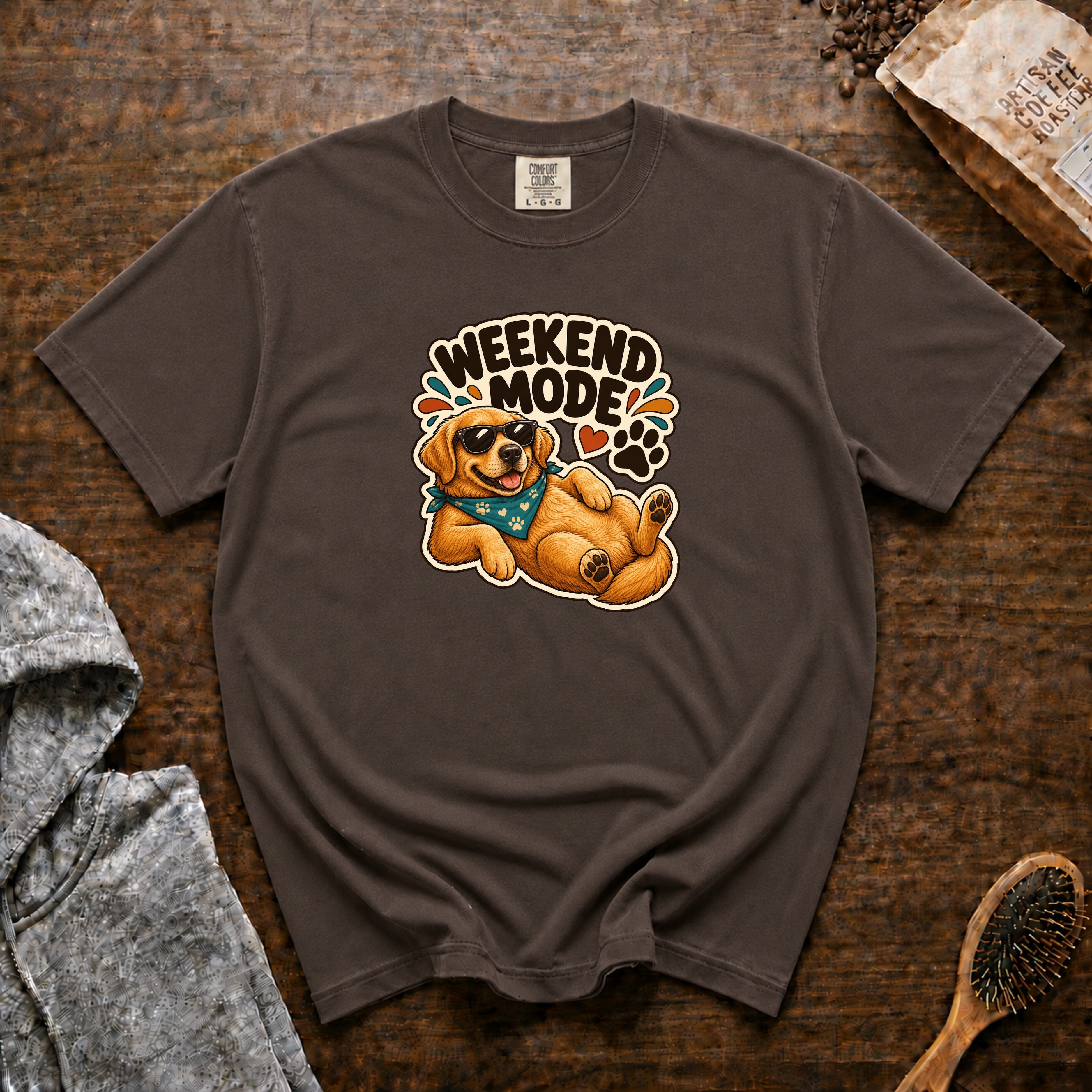 Weekend Mode T-Shirt — Espresso