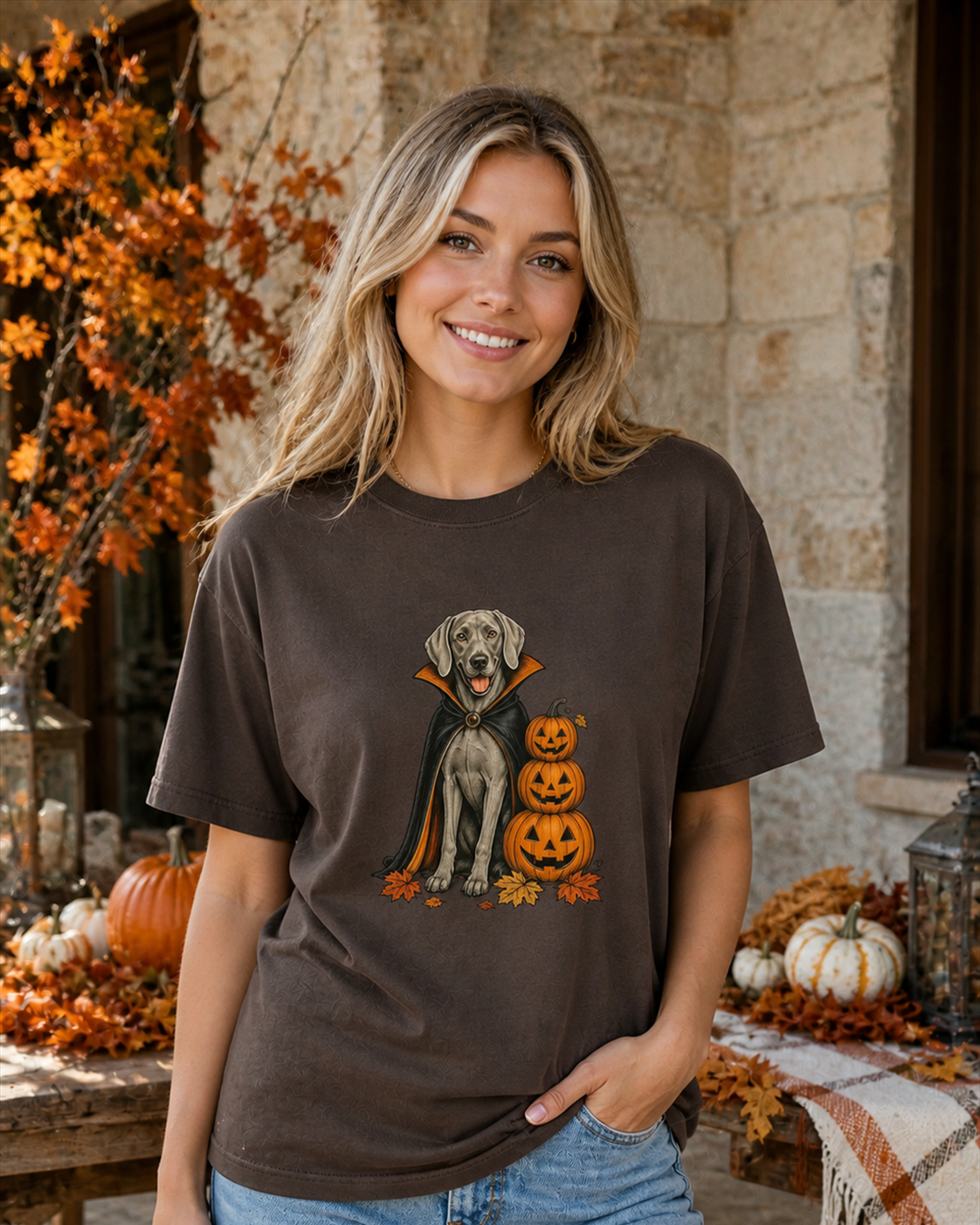 Weimaraner Halloween T-Shirt