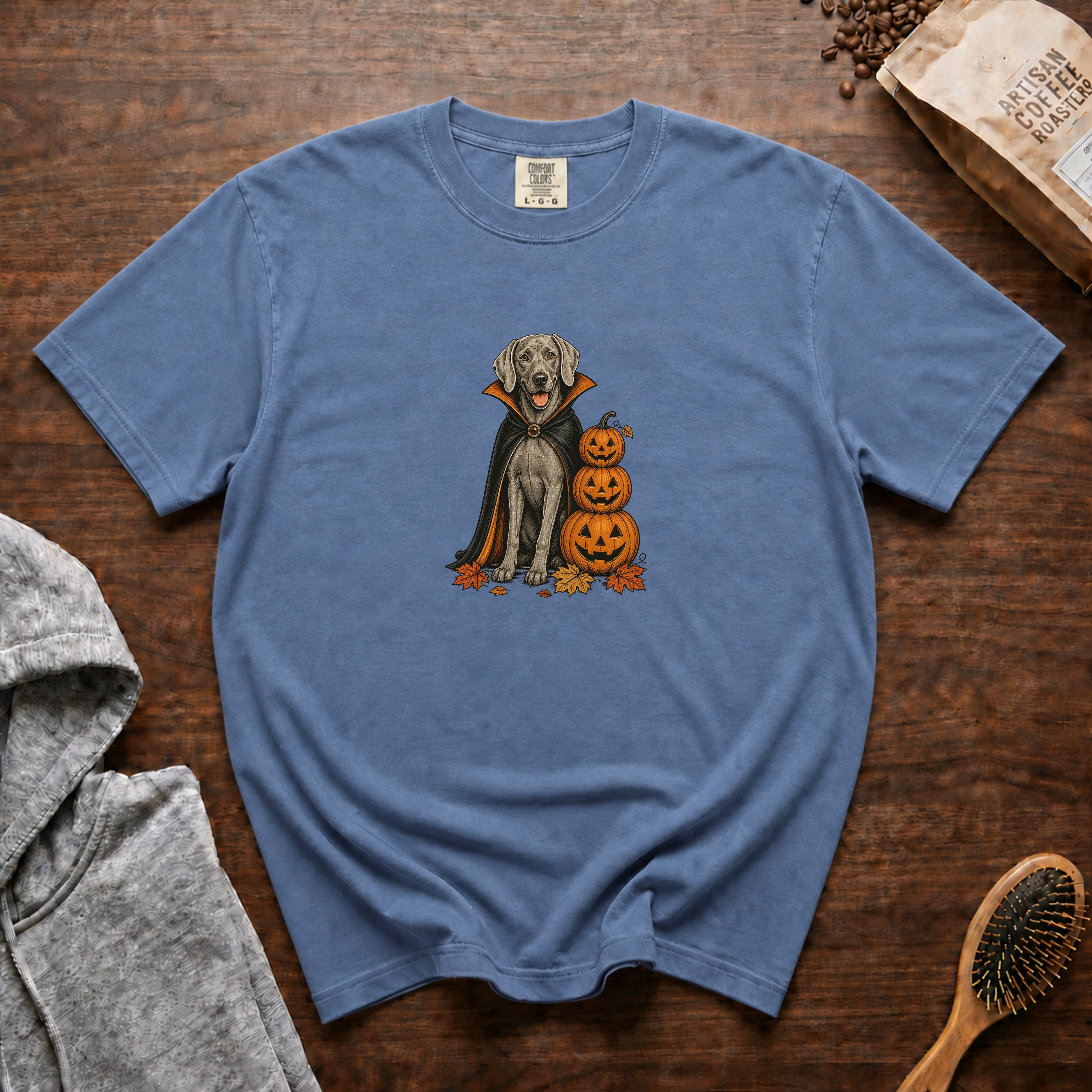 Weimaraner Halloween T-Shirt — Blue Jean