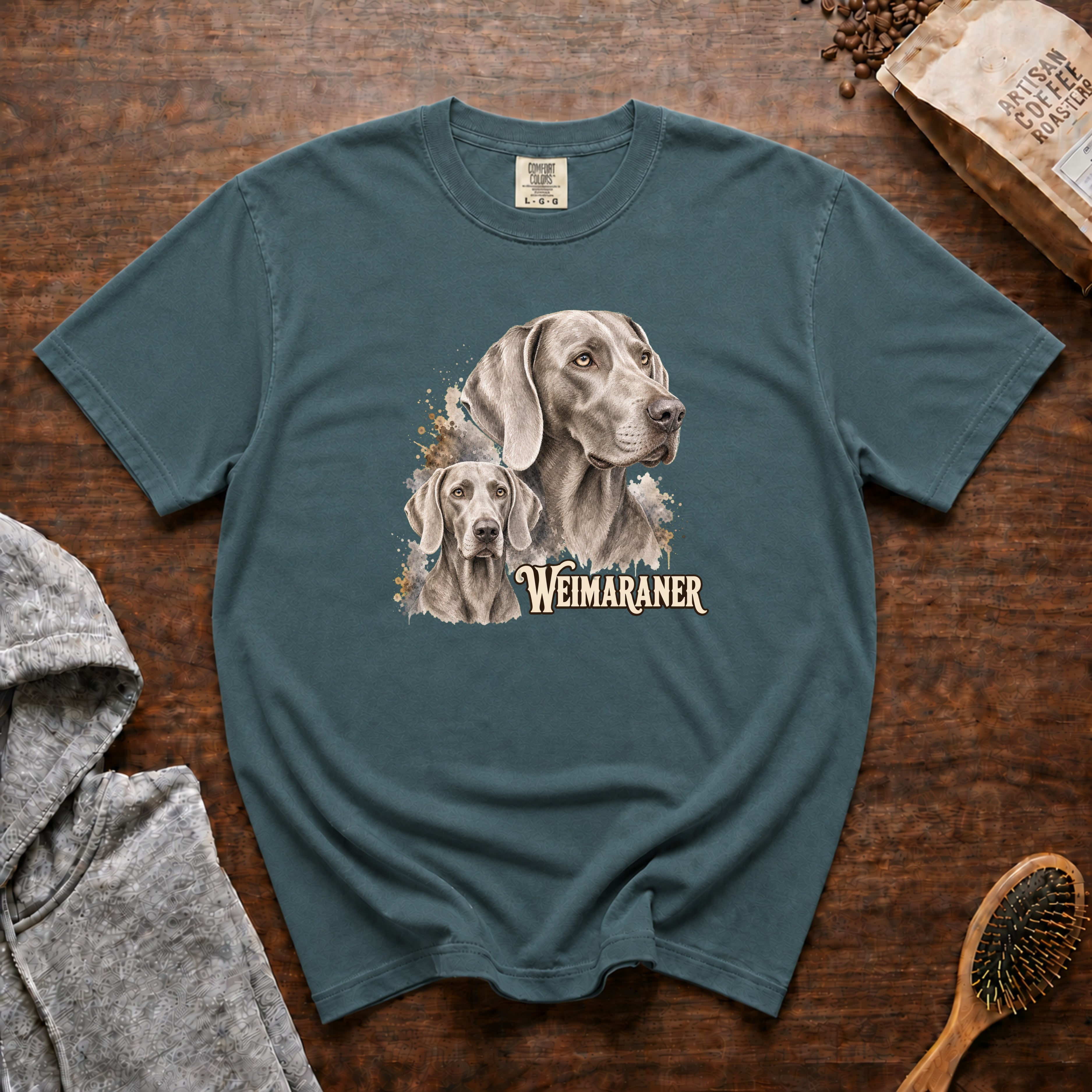 Weimaraner T-Shirt — Blue Spruce