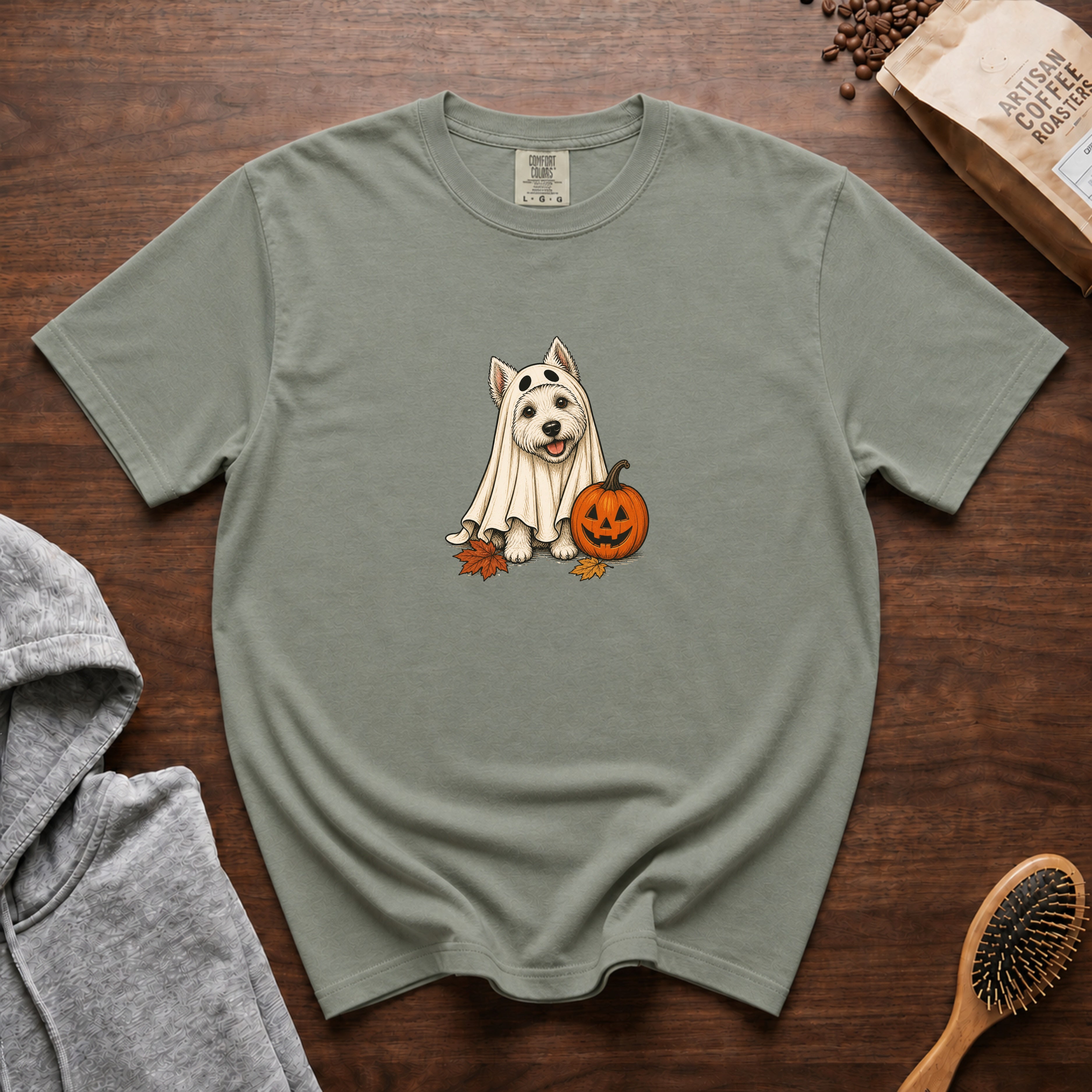 West Highland White Terrier Halloween T-Shirt — Bay