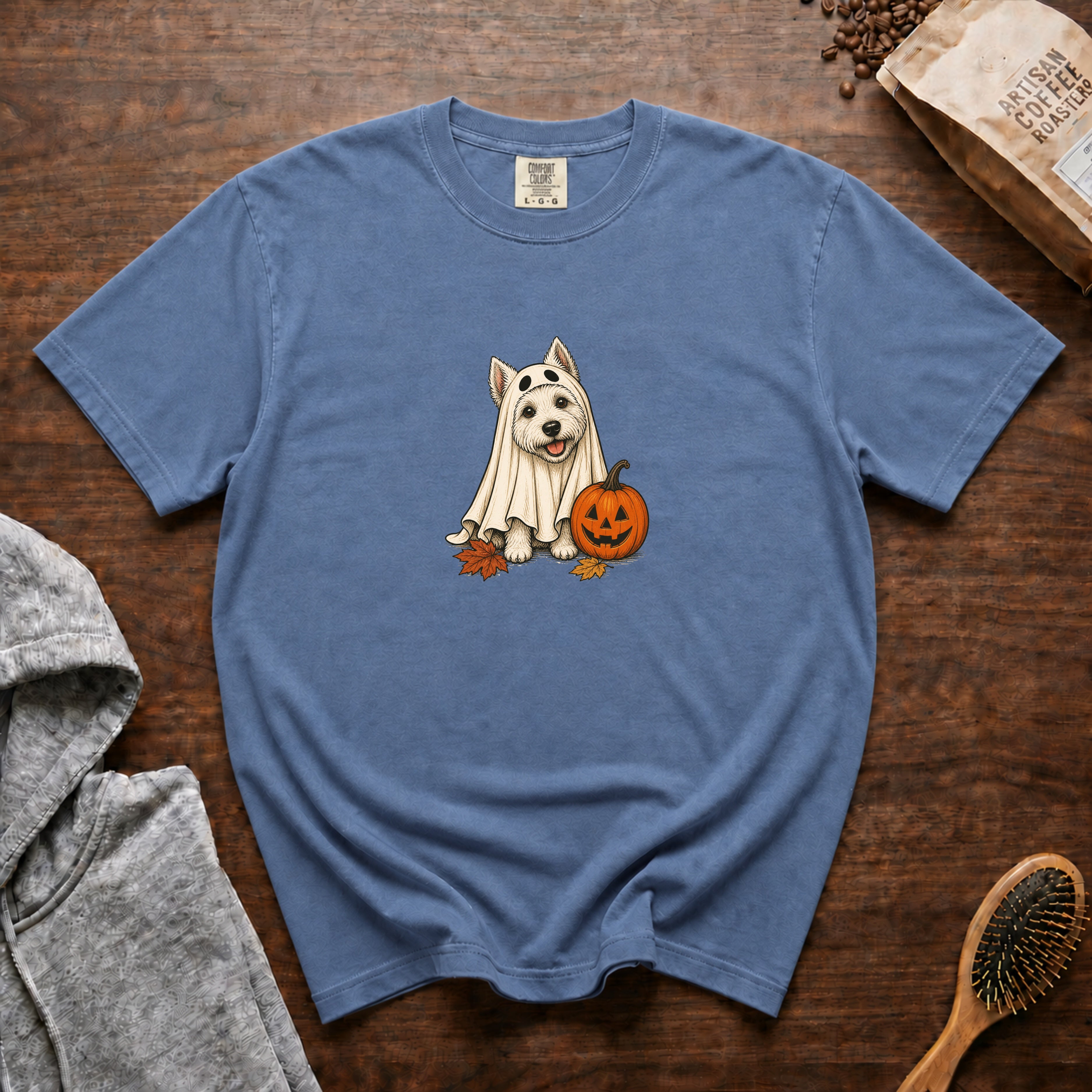 West Highland White Terrier Halloween T-Shirt — Blue Jean