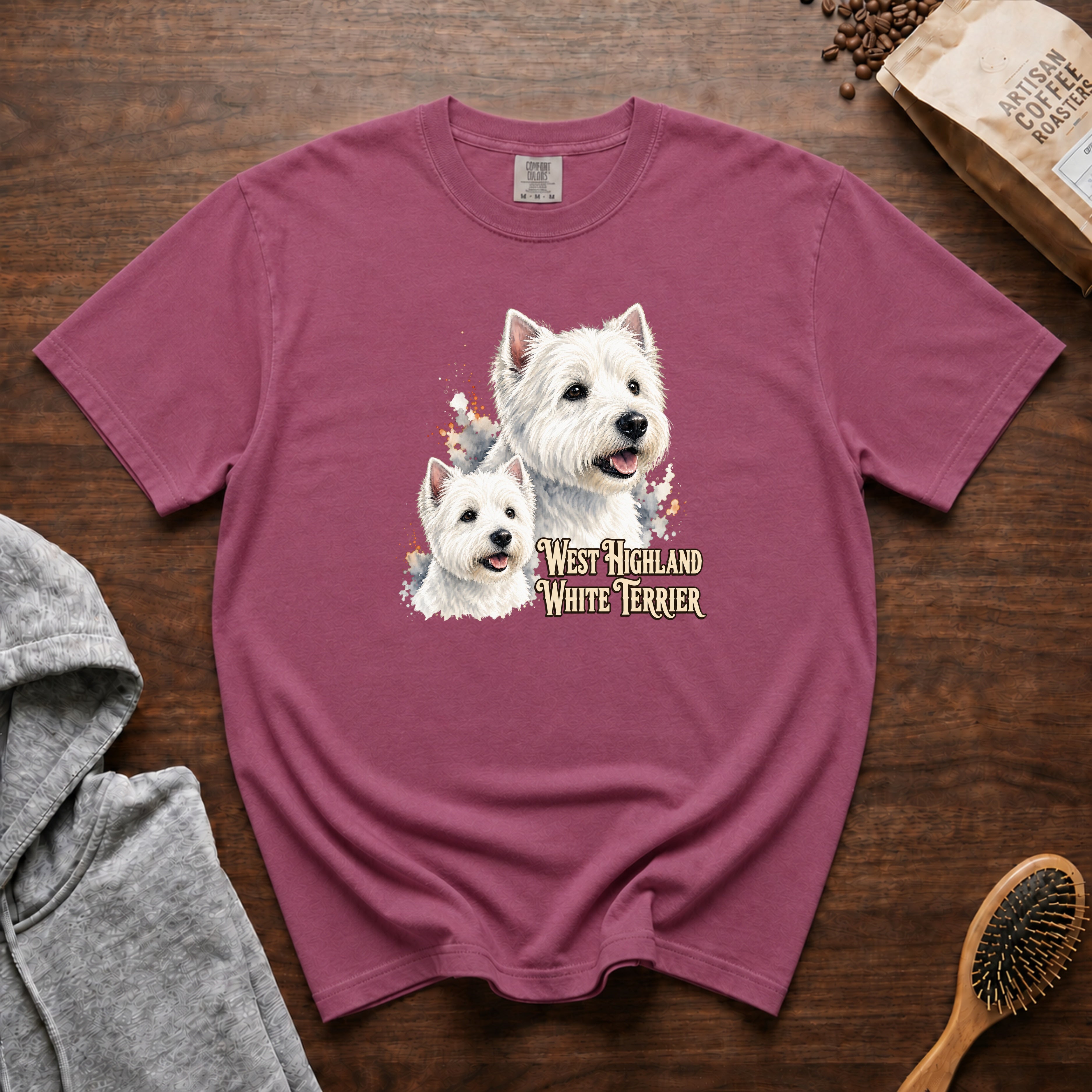 West Highland White Terrier T-Shirt — Berry