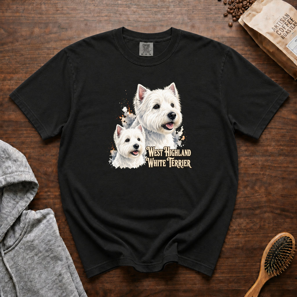 West Highland White Terrier T-Shirt — Black