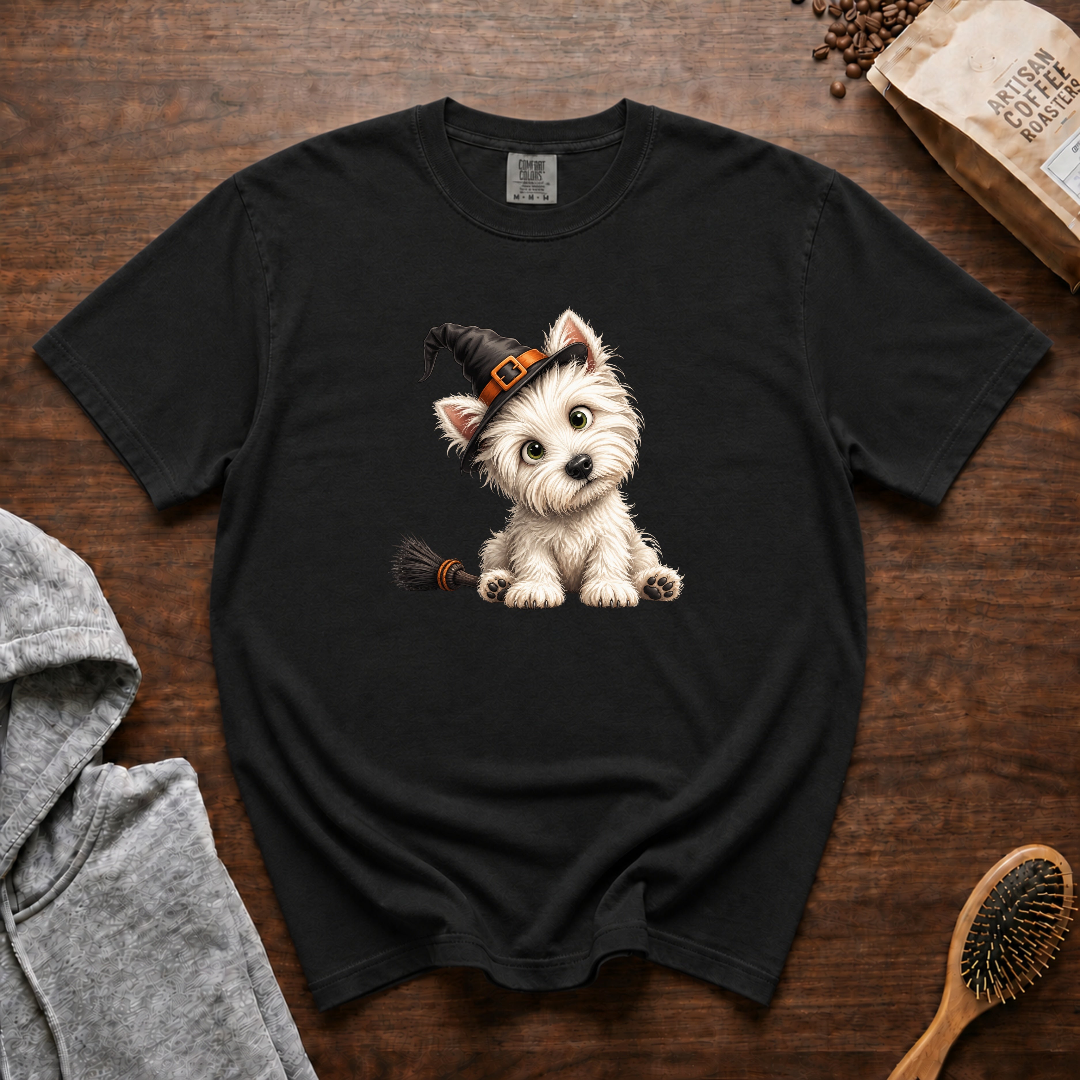 West Highland White Terrier T-Shirt — Black