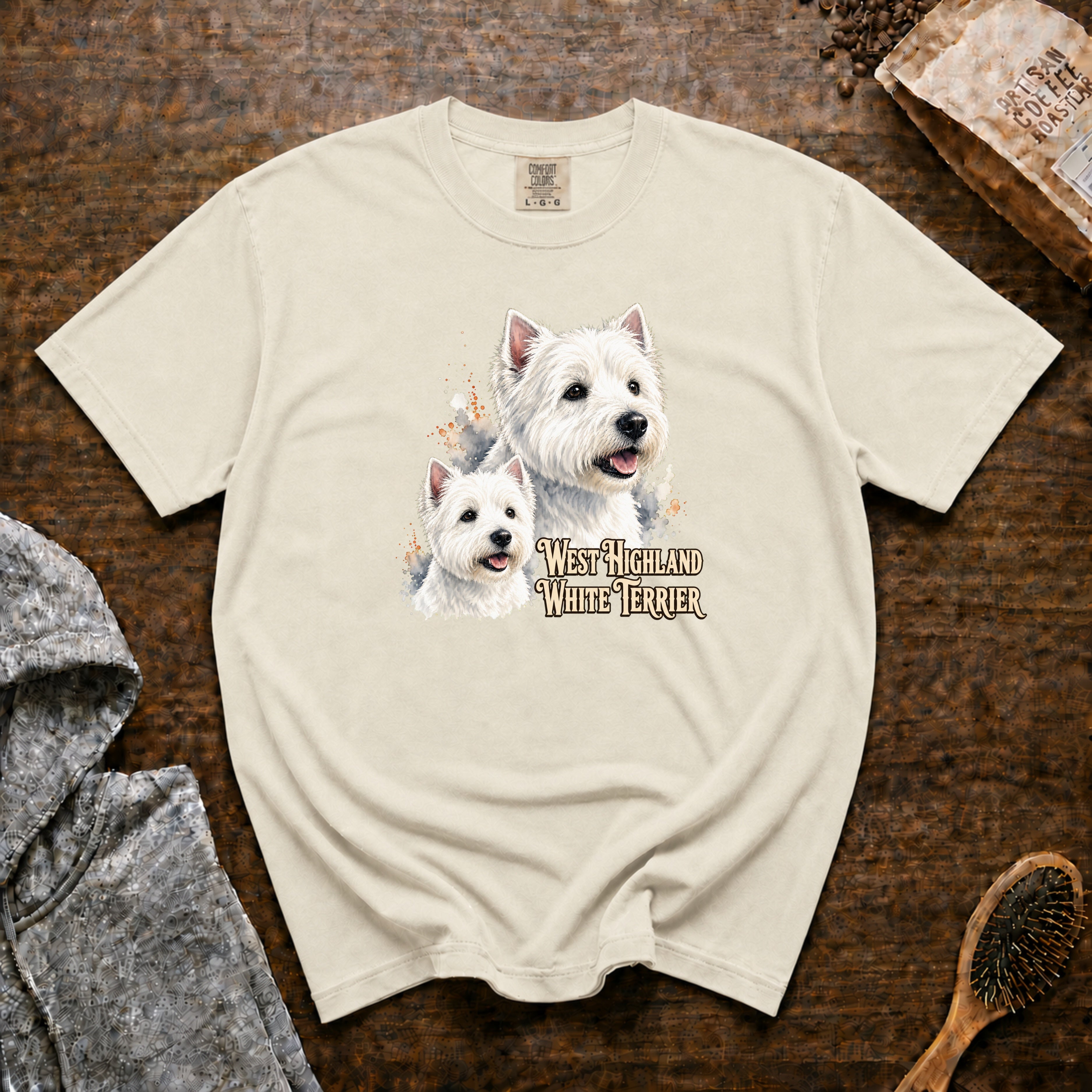 West Highland White Terrier T-Shirt — Ivory