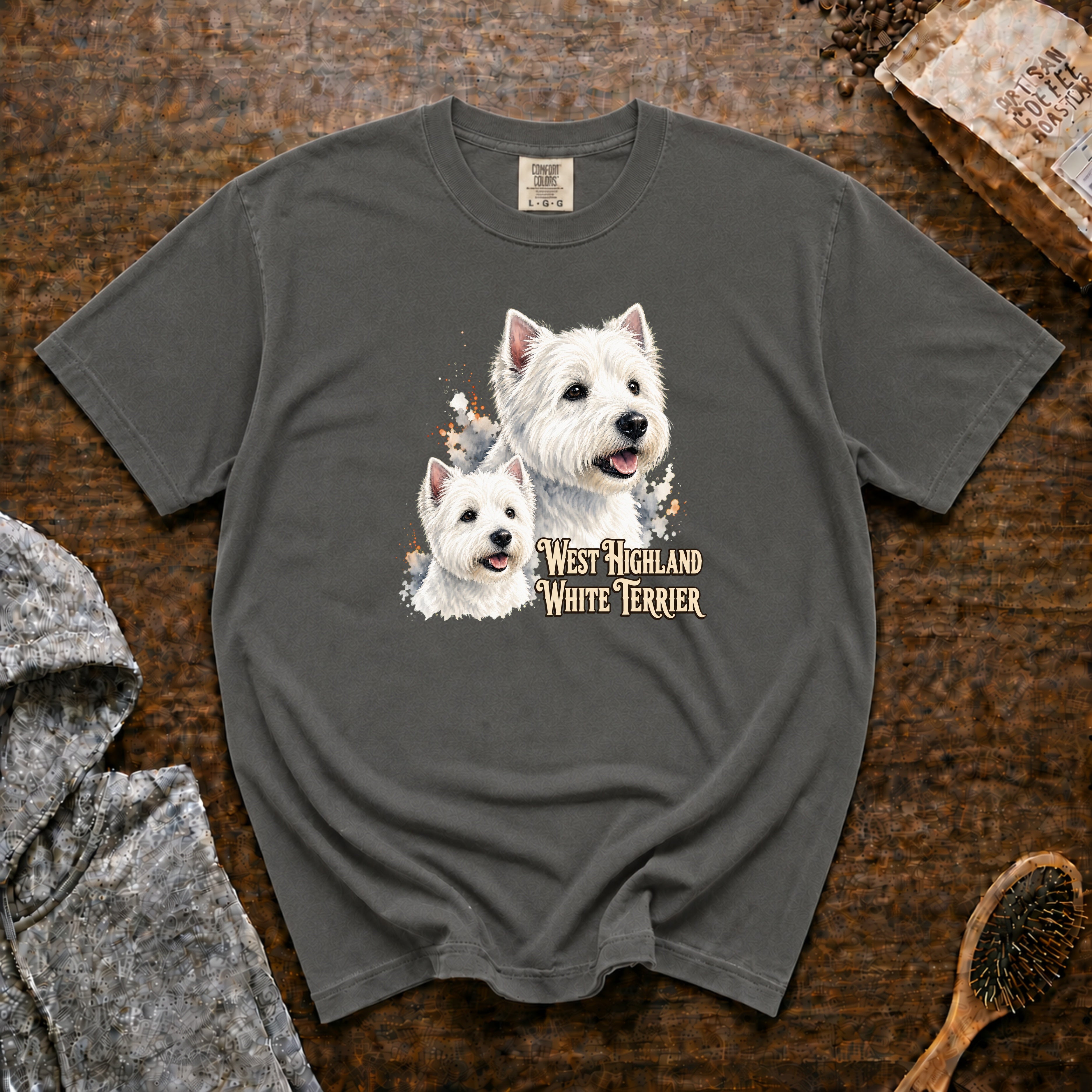 West Highland White Terrier T-Shirt — Pepper