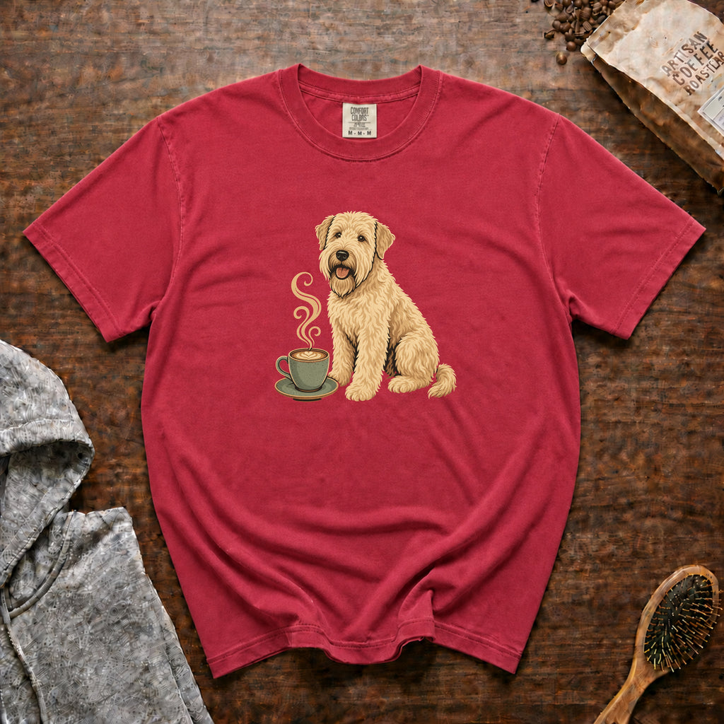 Wheaten Terrier T-Shirt — Crimson