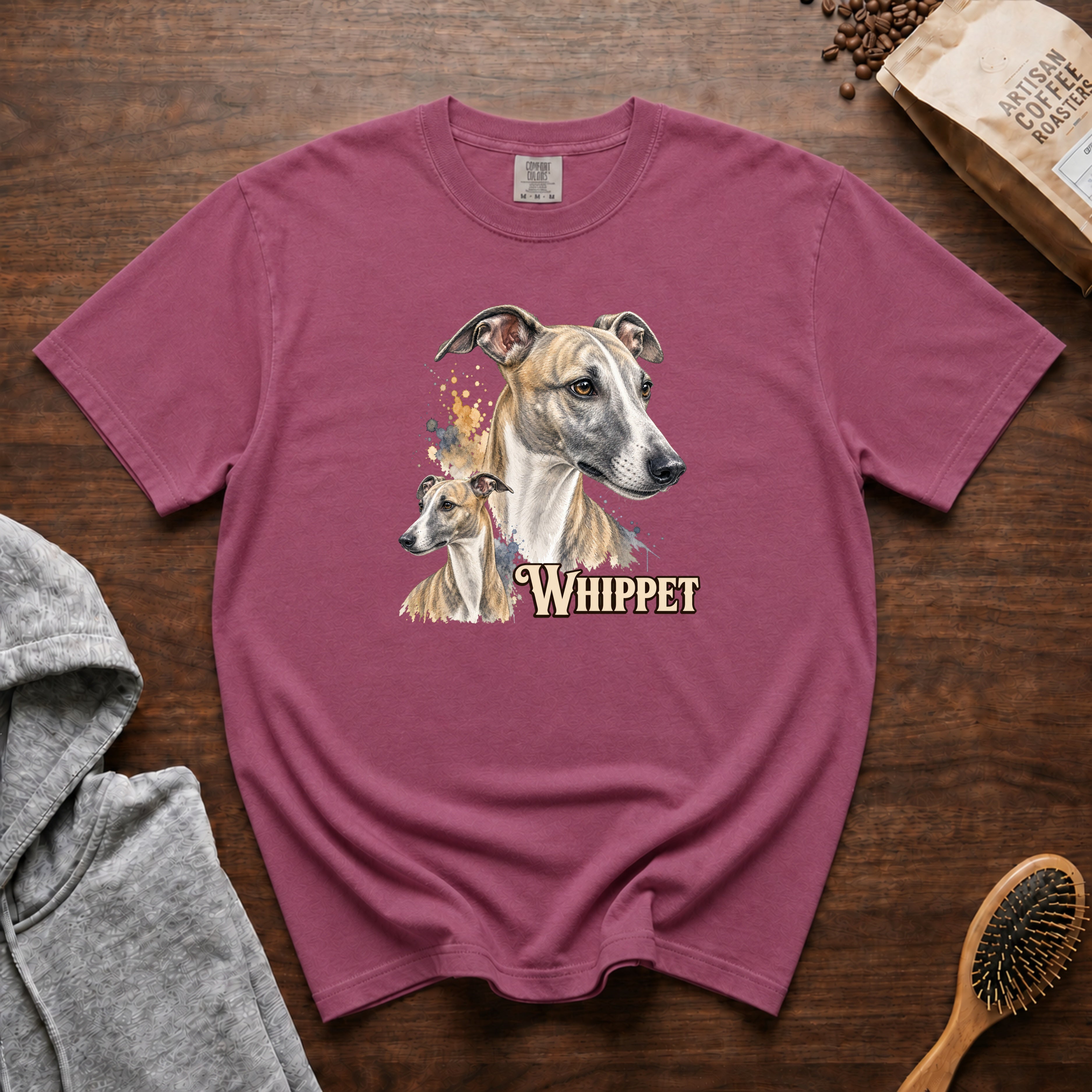 Whippet T-Shirt — Berry