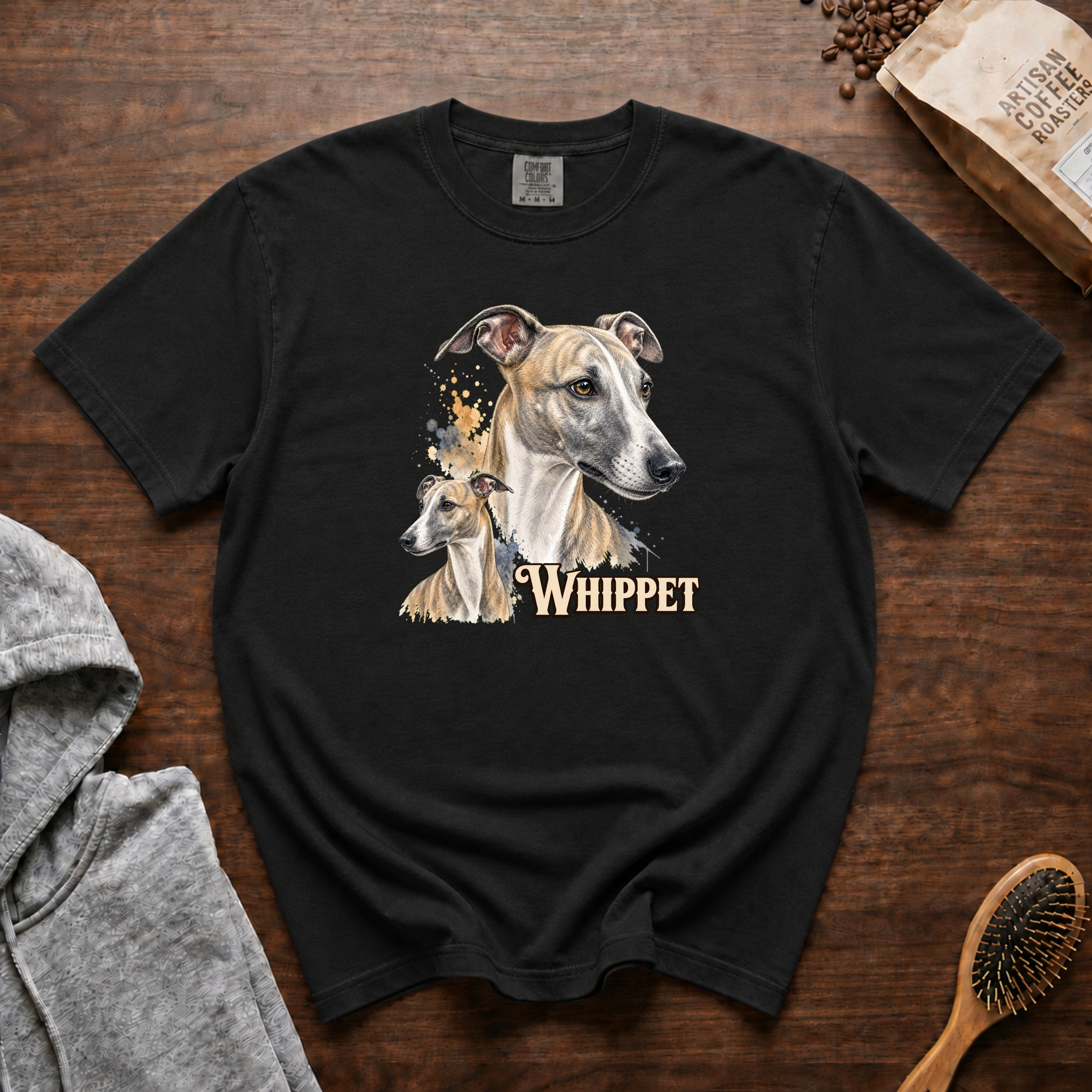 Whippet T-Shirt — Black