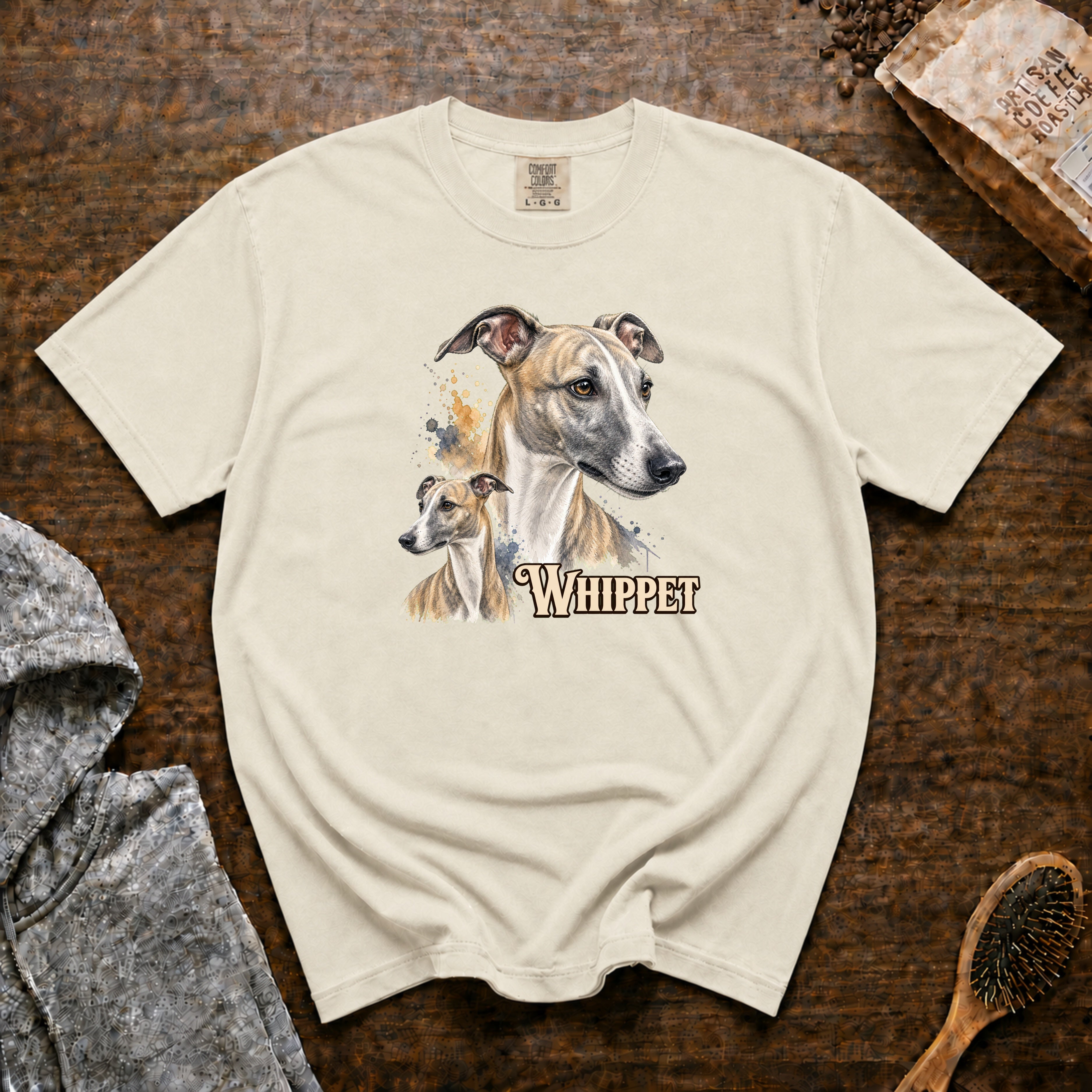 Whippet T-Shirt — Ivory