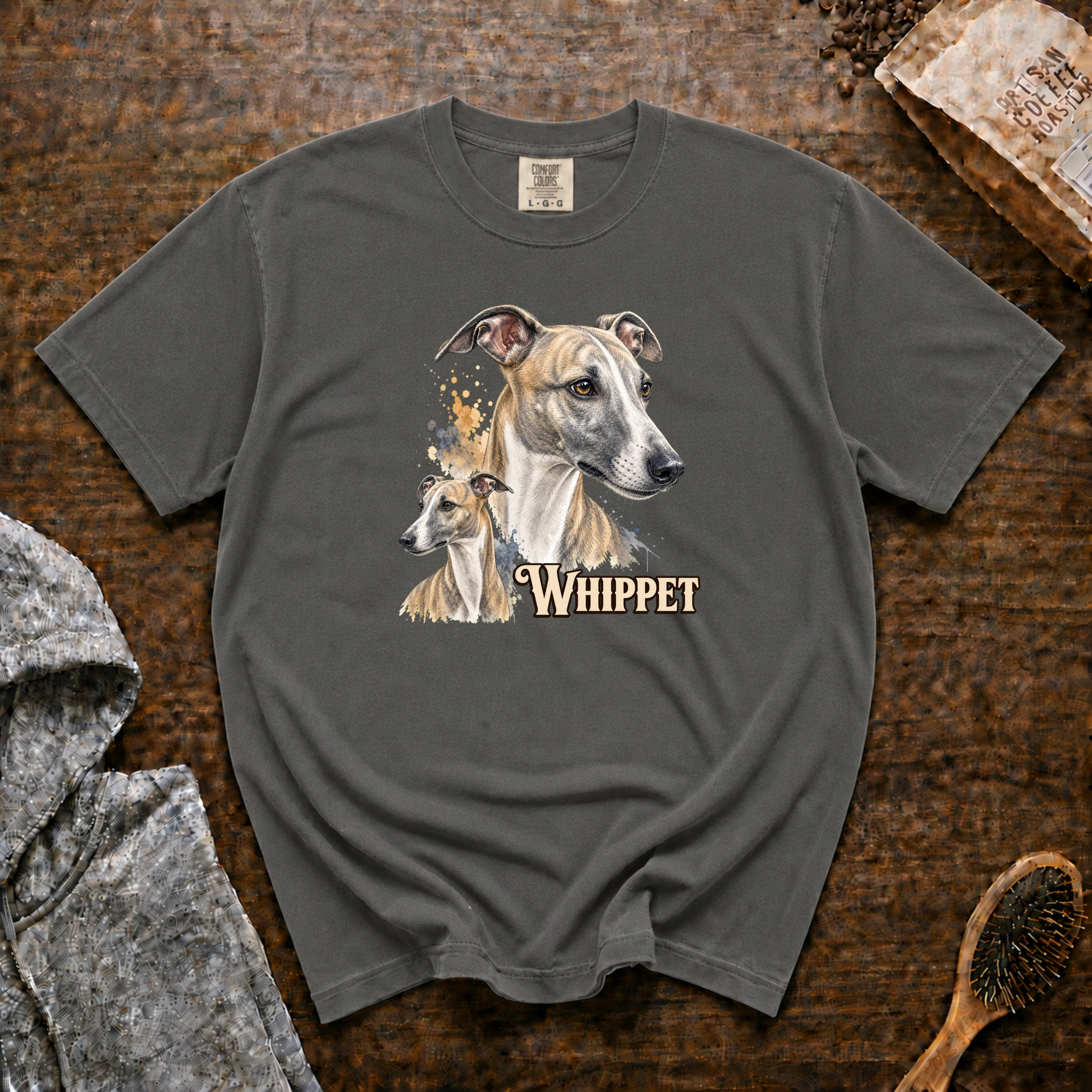 Whippet T-Shirt — Pepper