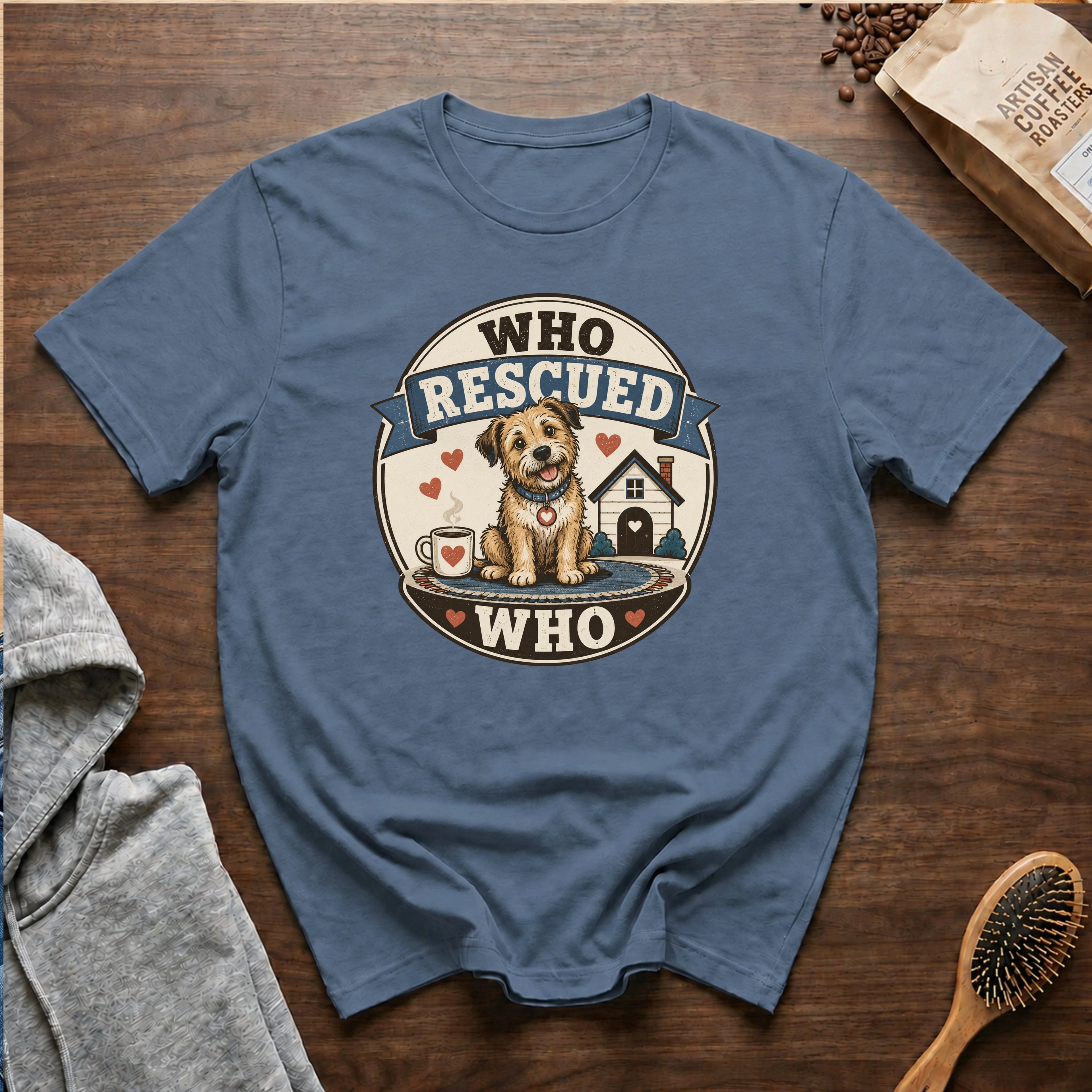 Who Rescued Who T-Shirt