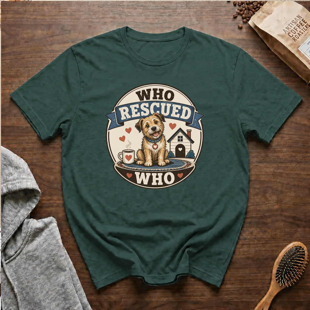 Who Rescued Who T-Shirt