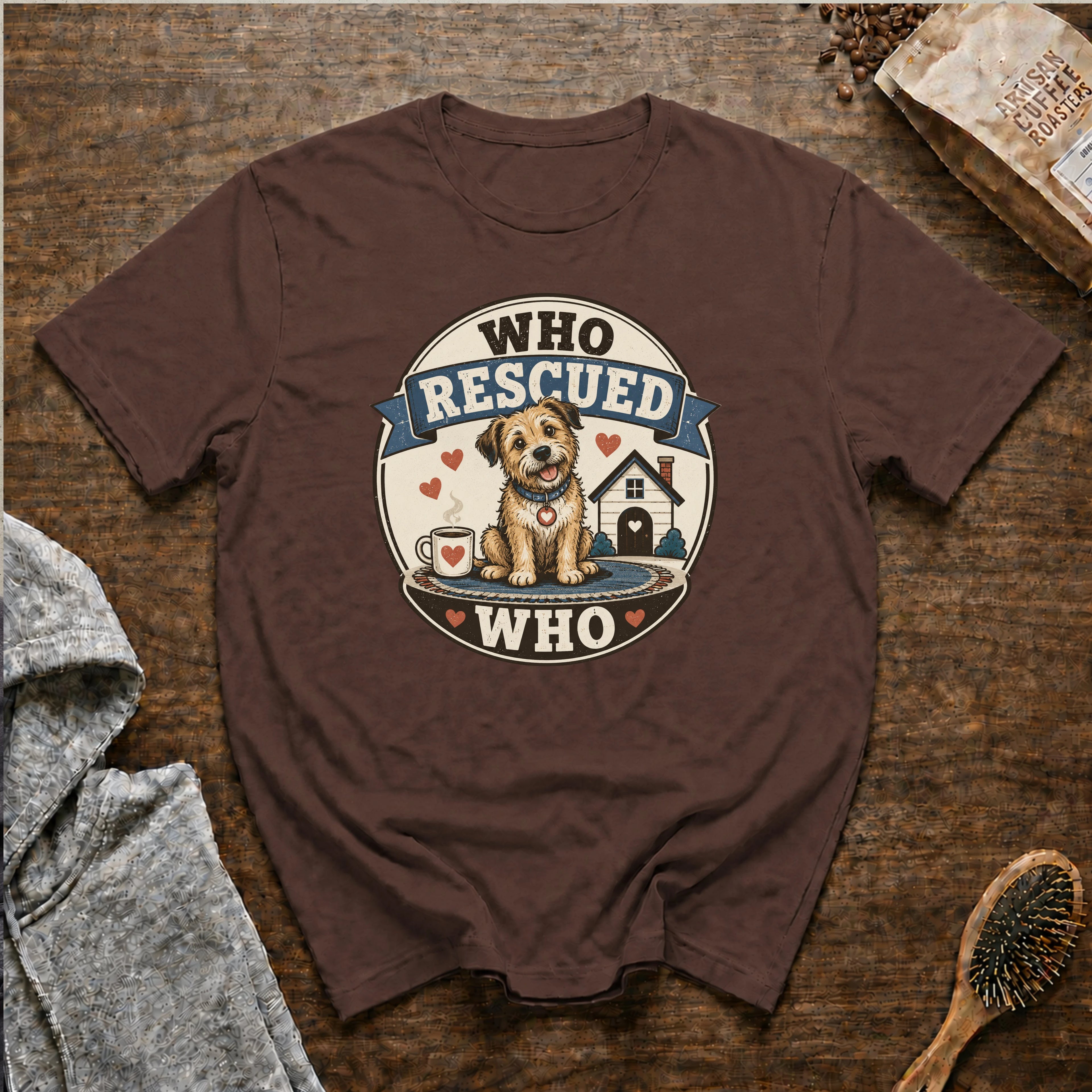Who Rescued Who T-Shirt